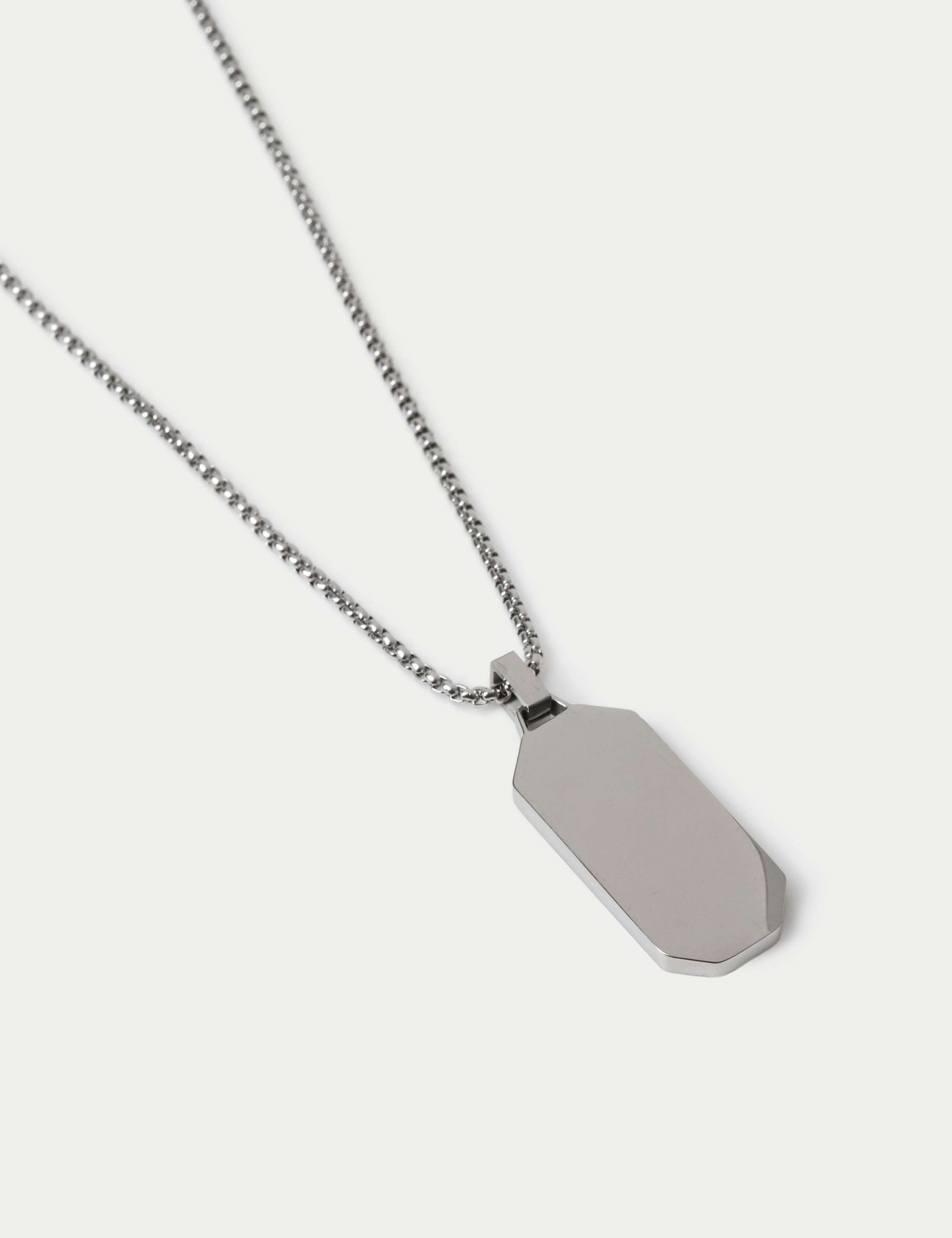 Stainless Steel Dog Tag Necklace 1 of 1