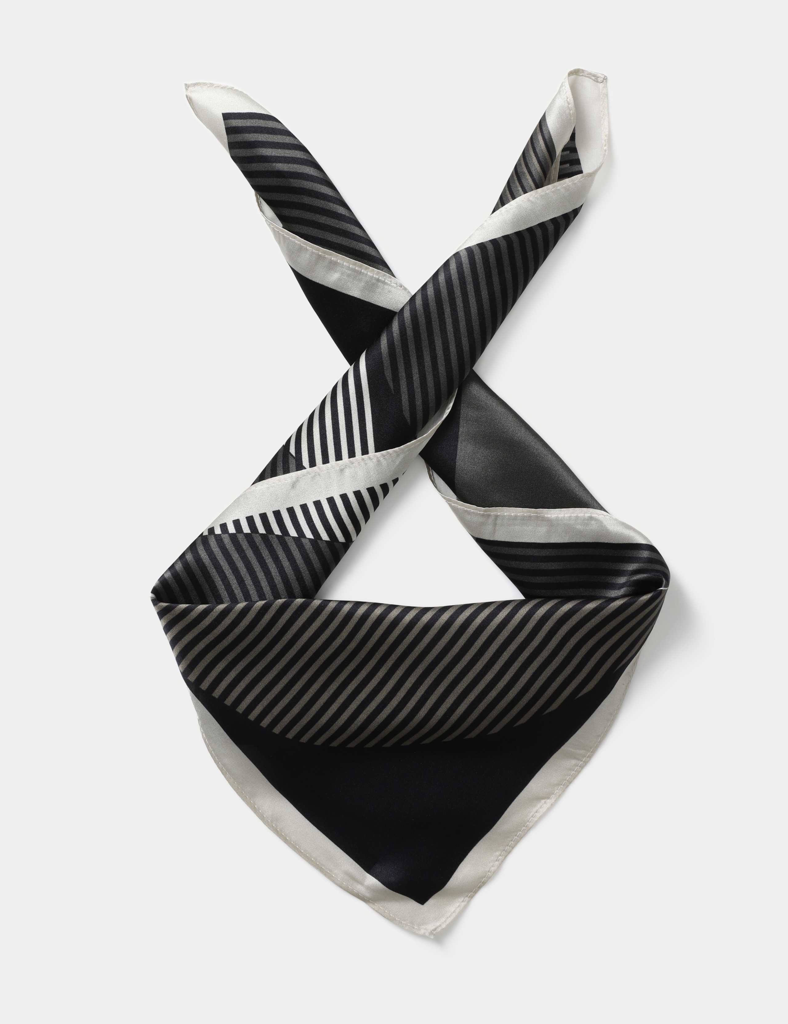 Auto Silk Stripe Scarf 1 of 3