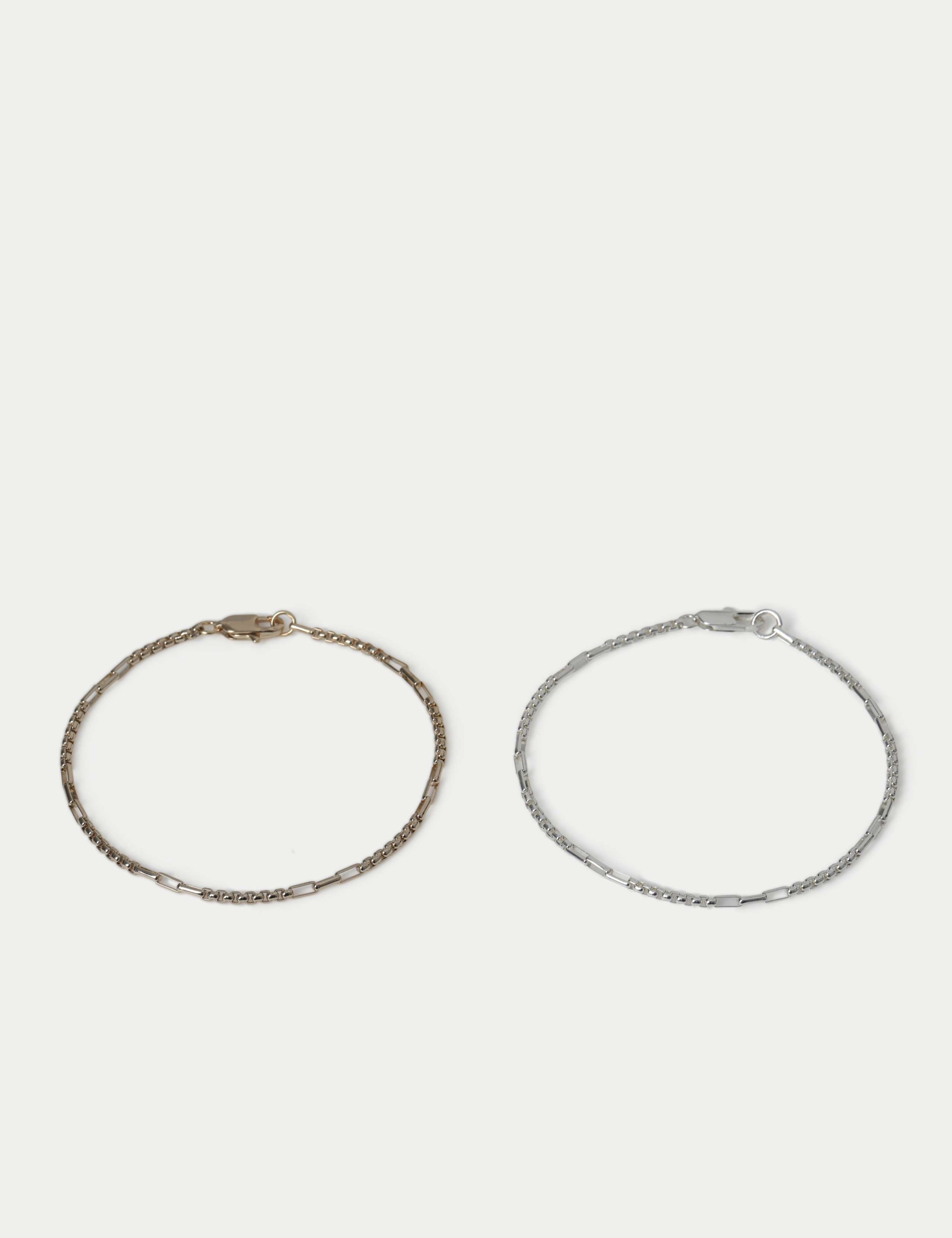 2 Pack Chain Bracelet 1 of 2