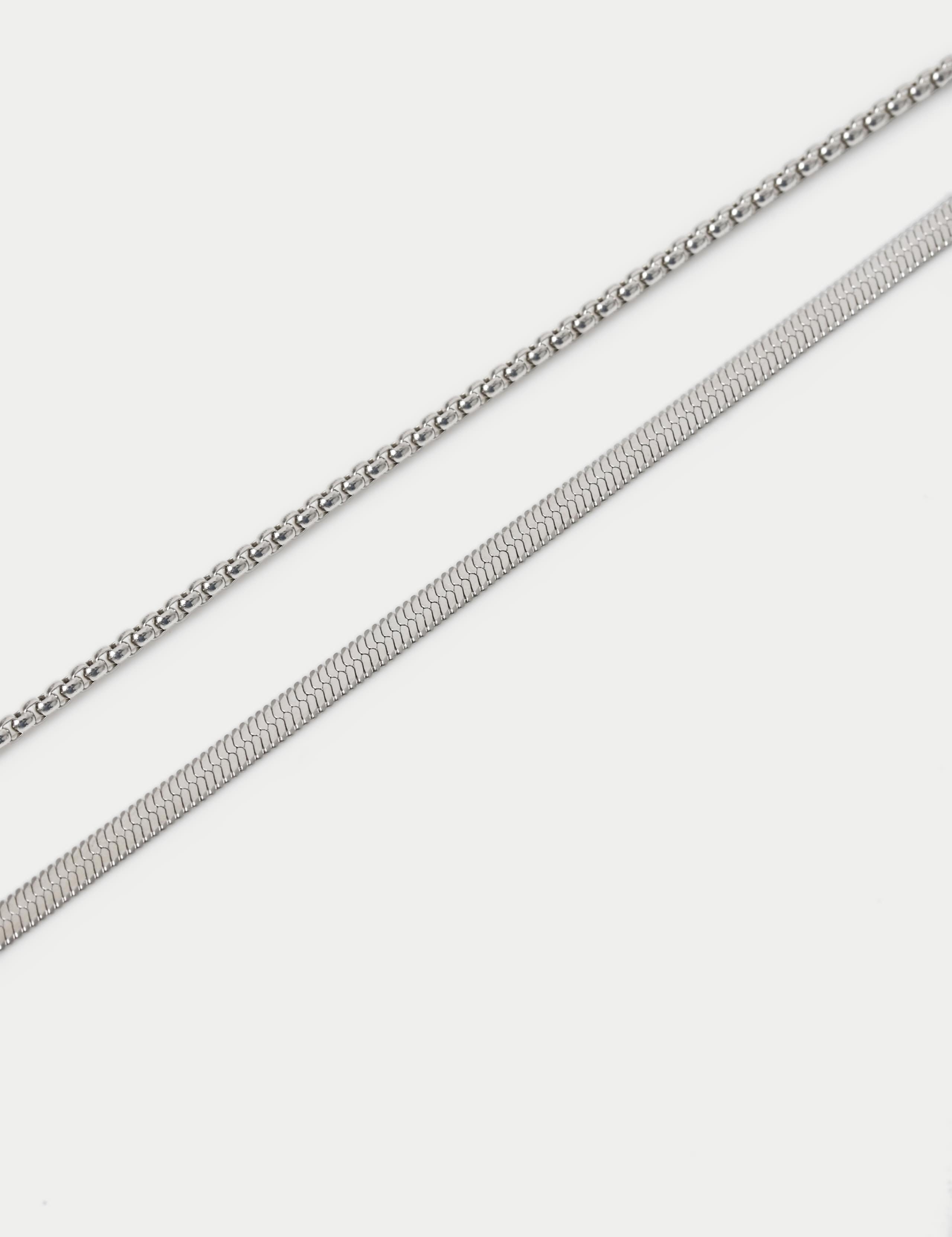 2 Pack Snake Chain Bracelet 2 of 2