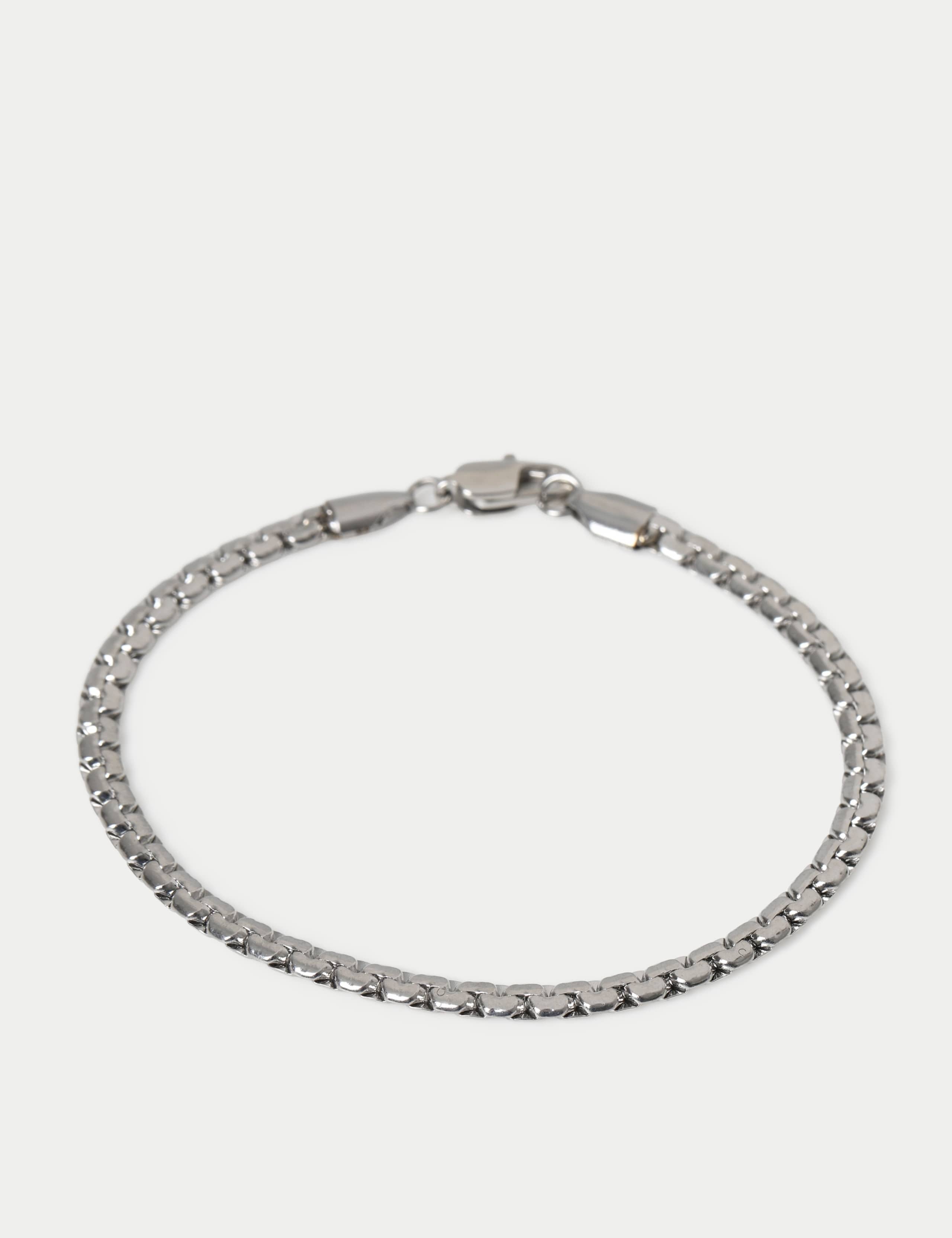 Auto Stainless Detailed Chain Bracelet 2 of 2