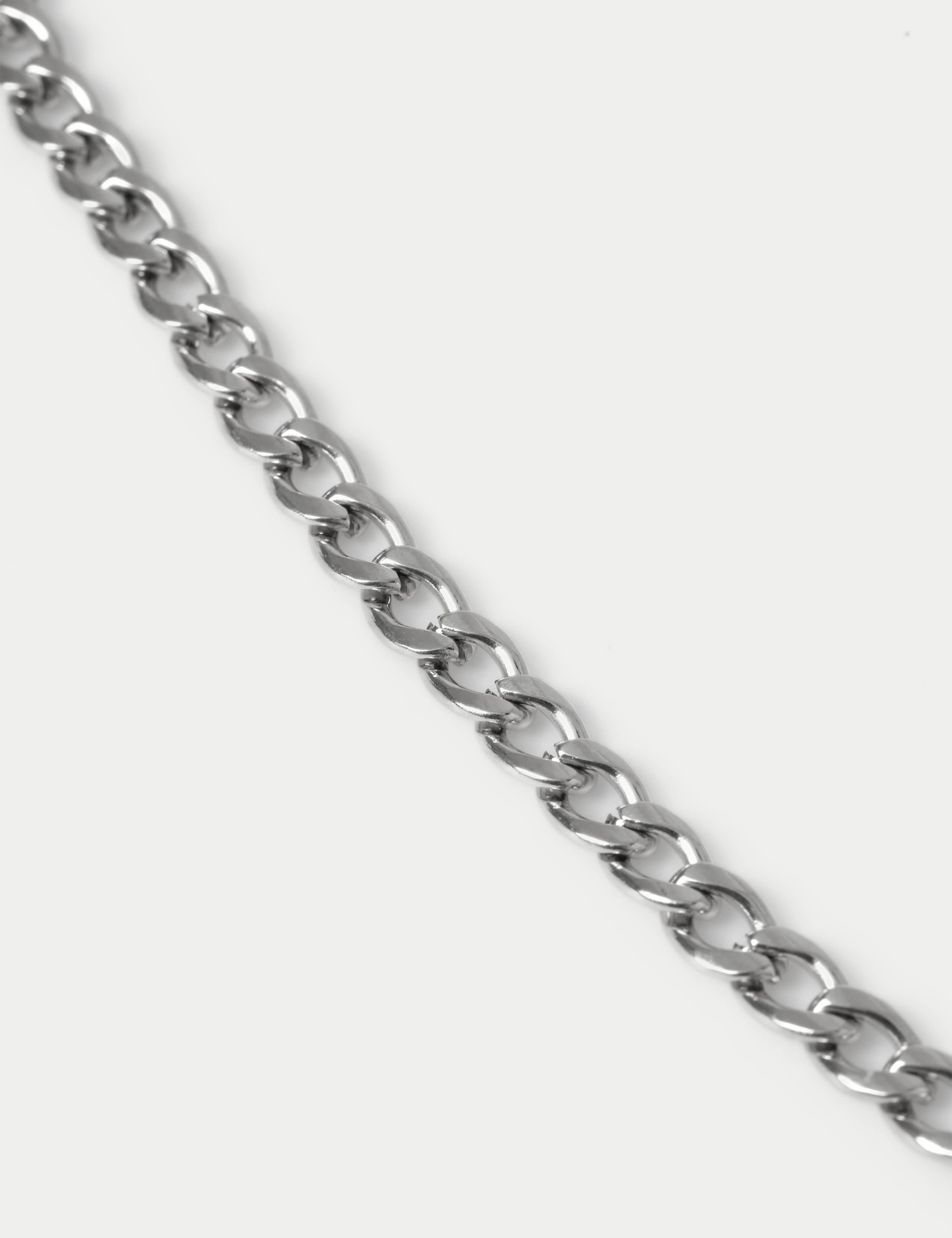 Stainless Curb Chain Necklace 2 of 3