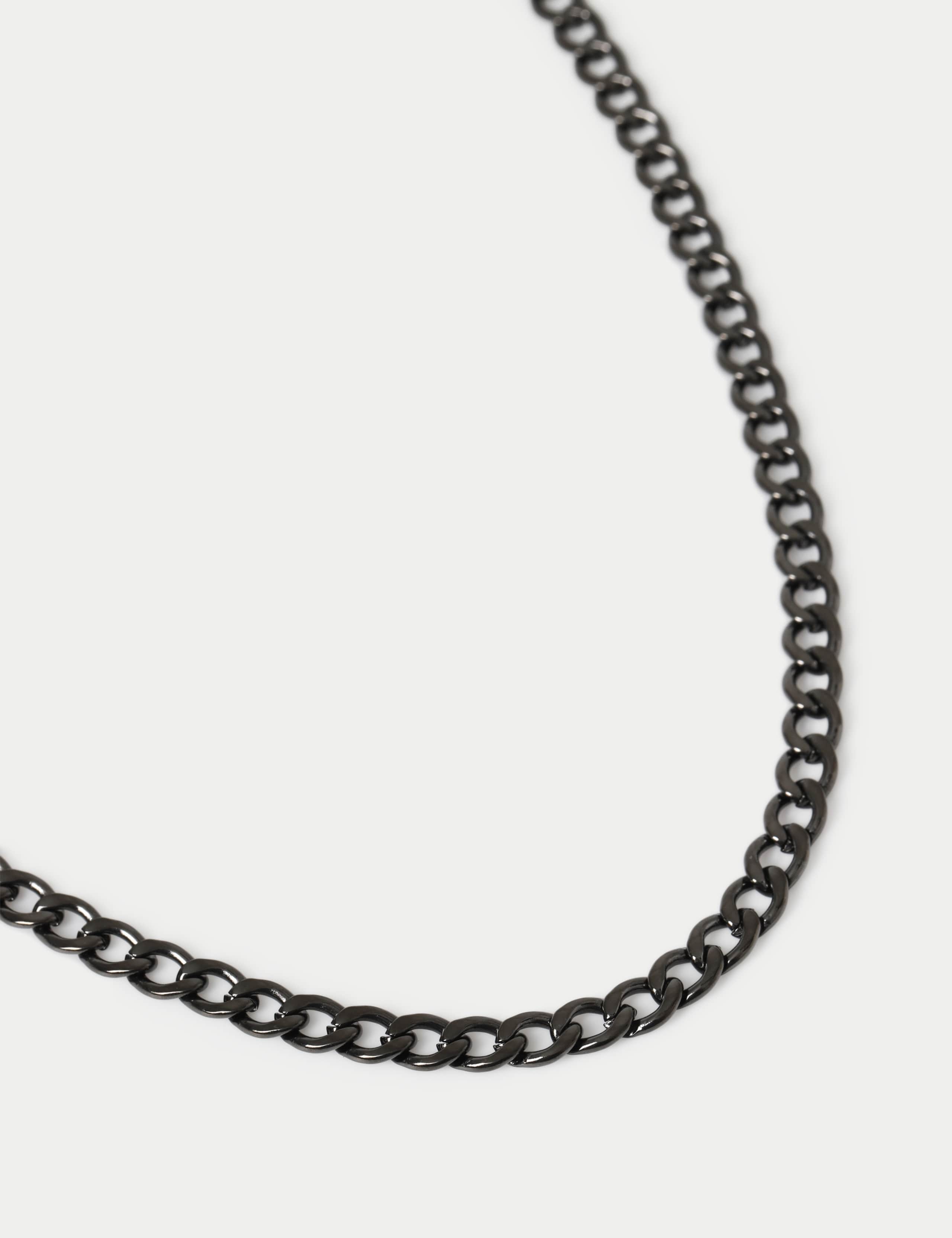 Stainless Curb Chain Necklace 2 of 3