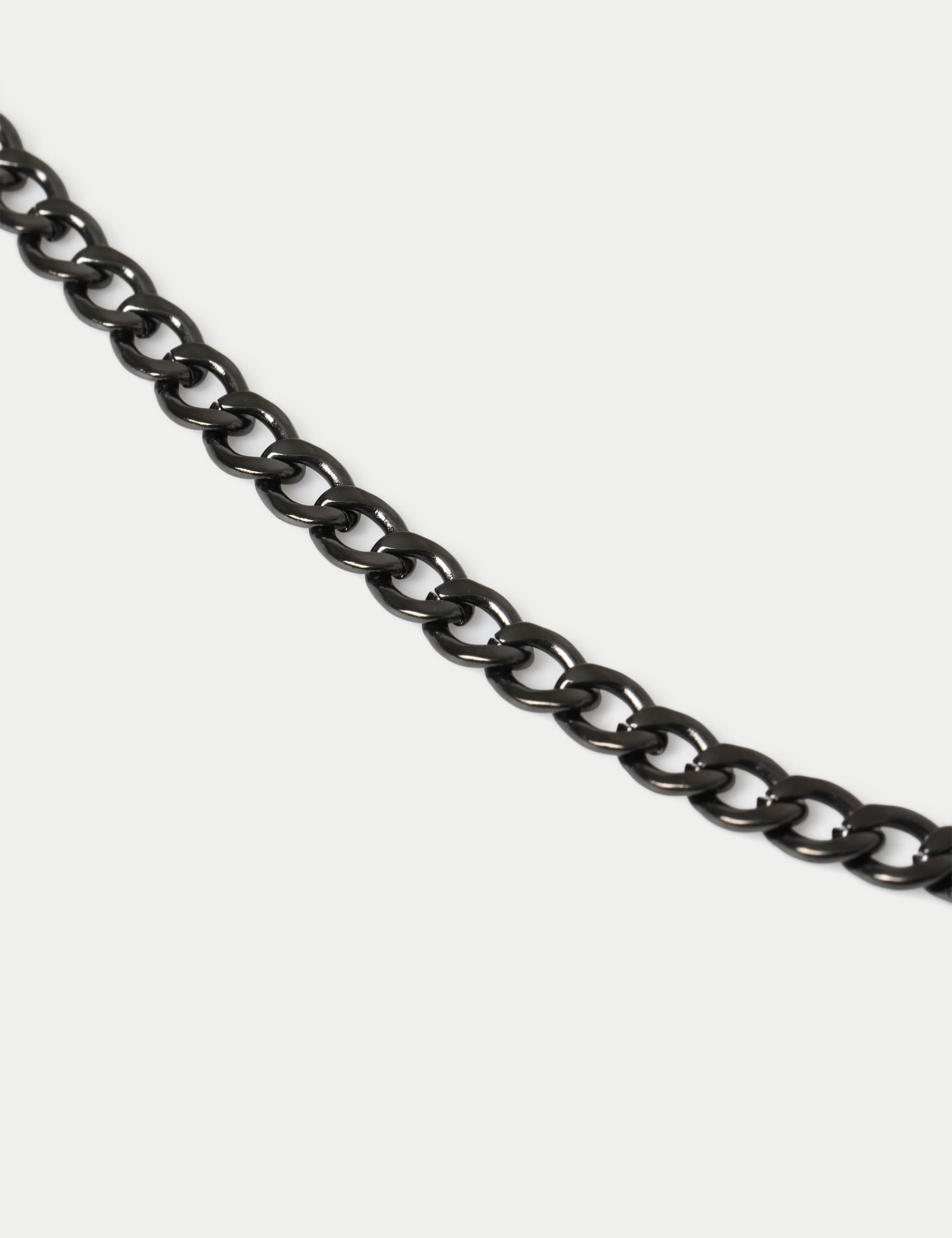 Stainless Curb Chain Necklace 3 of 3