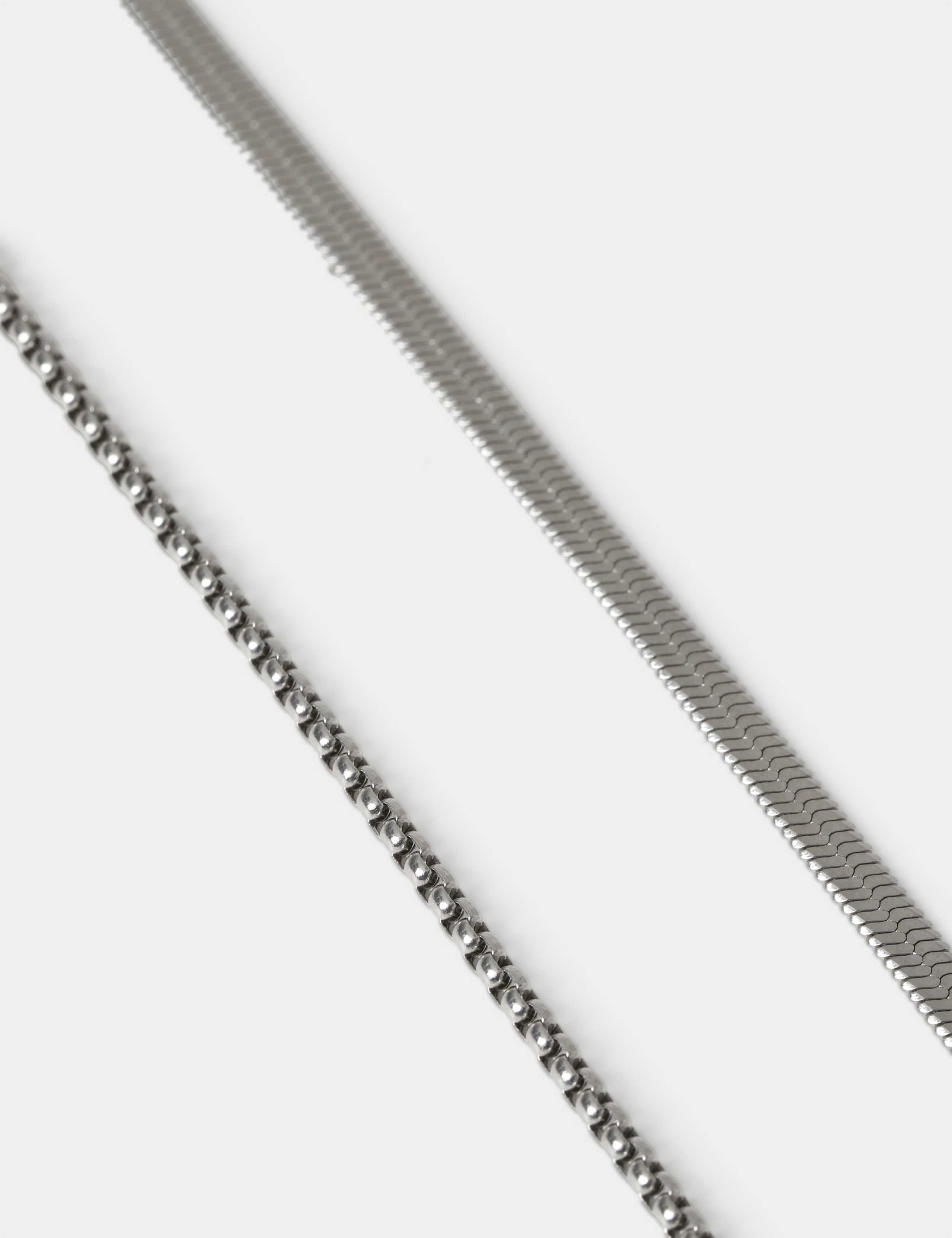 2 Pack Snake Chain Necklace 3 of 3
