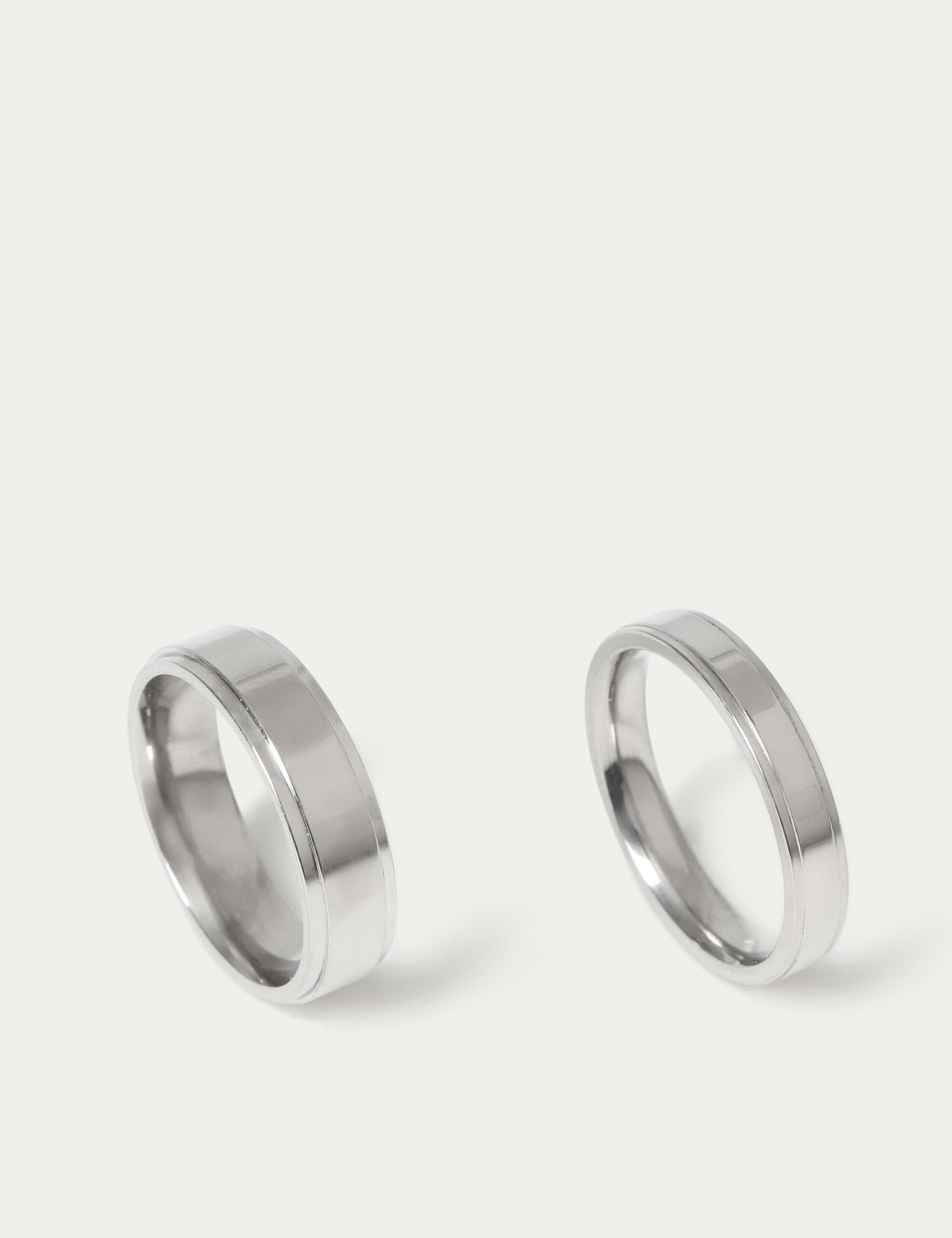 2 Pack Stainless Rings 2 of 2