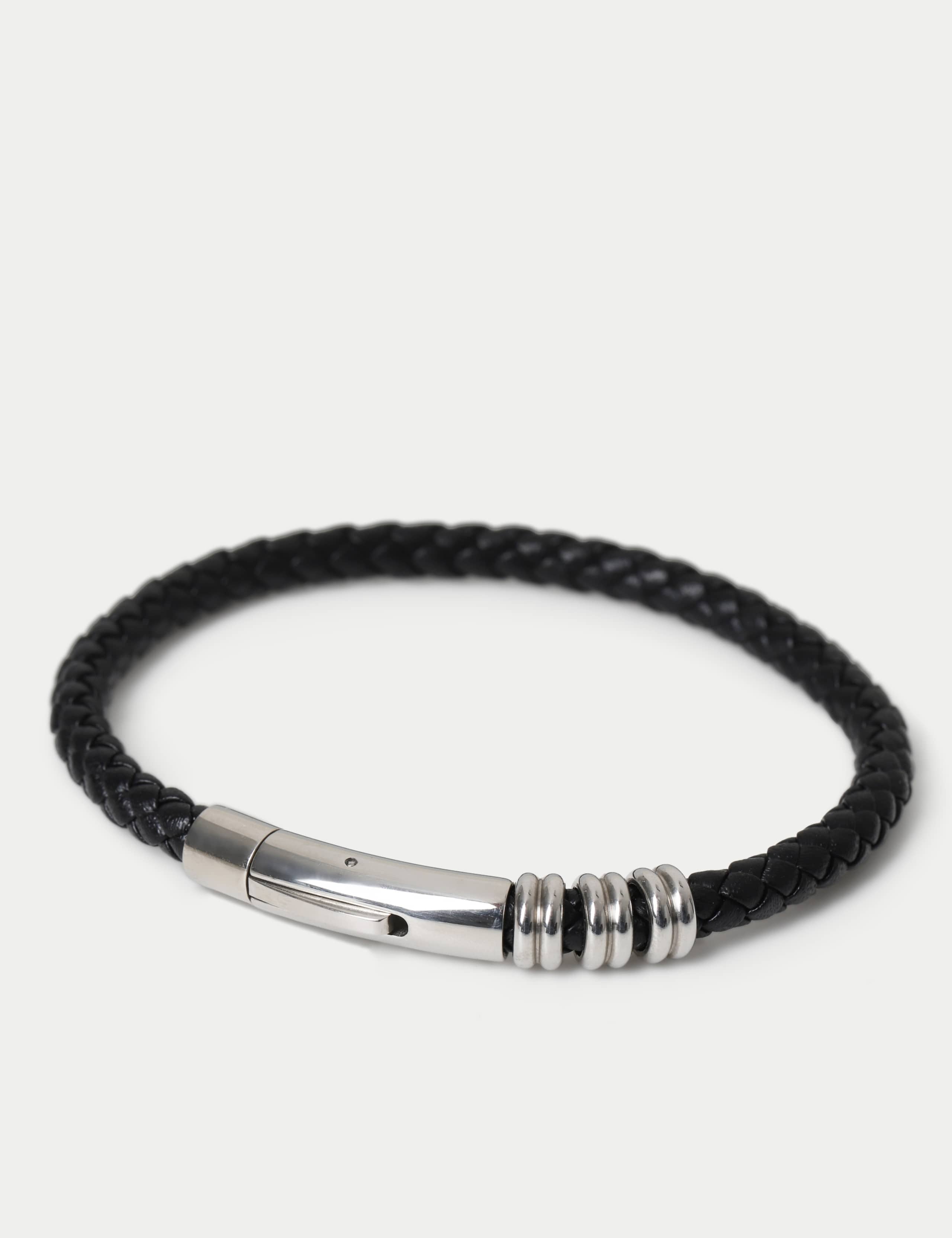 Genuine Leather Plait Bracelet 2 of 2