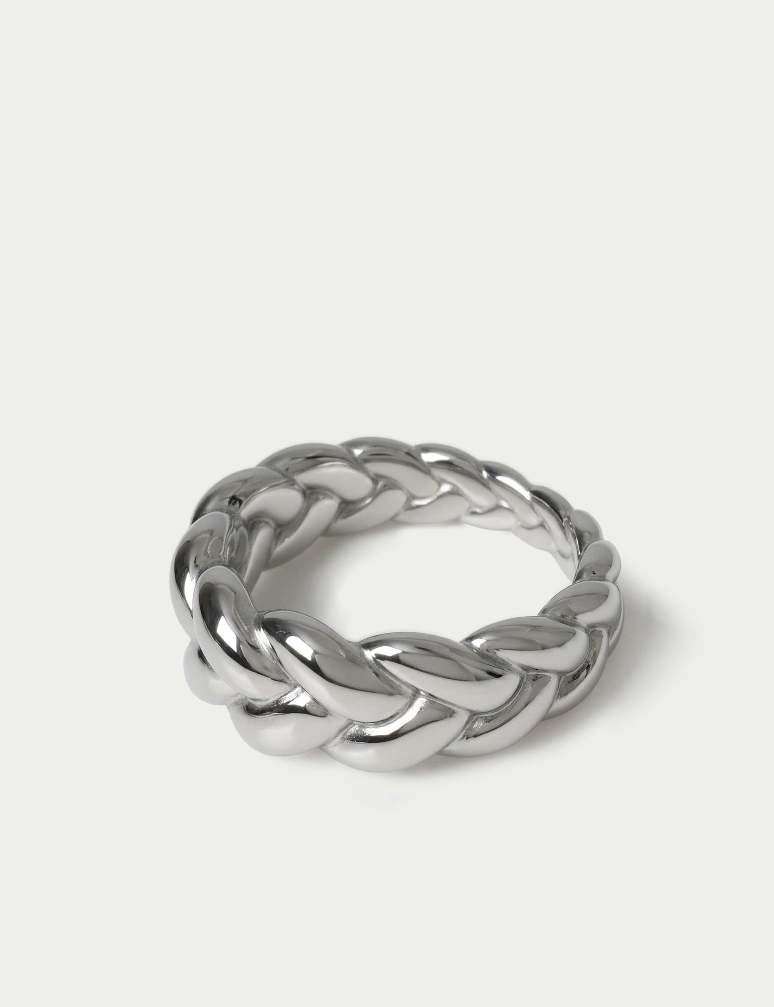Stainless Twist Chain Ring 2 of 2