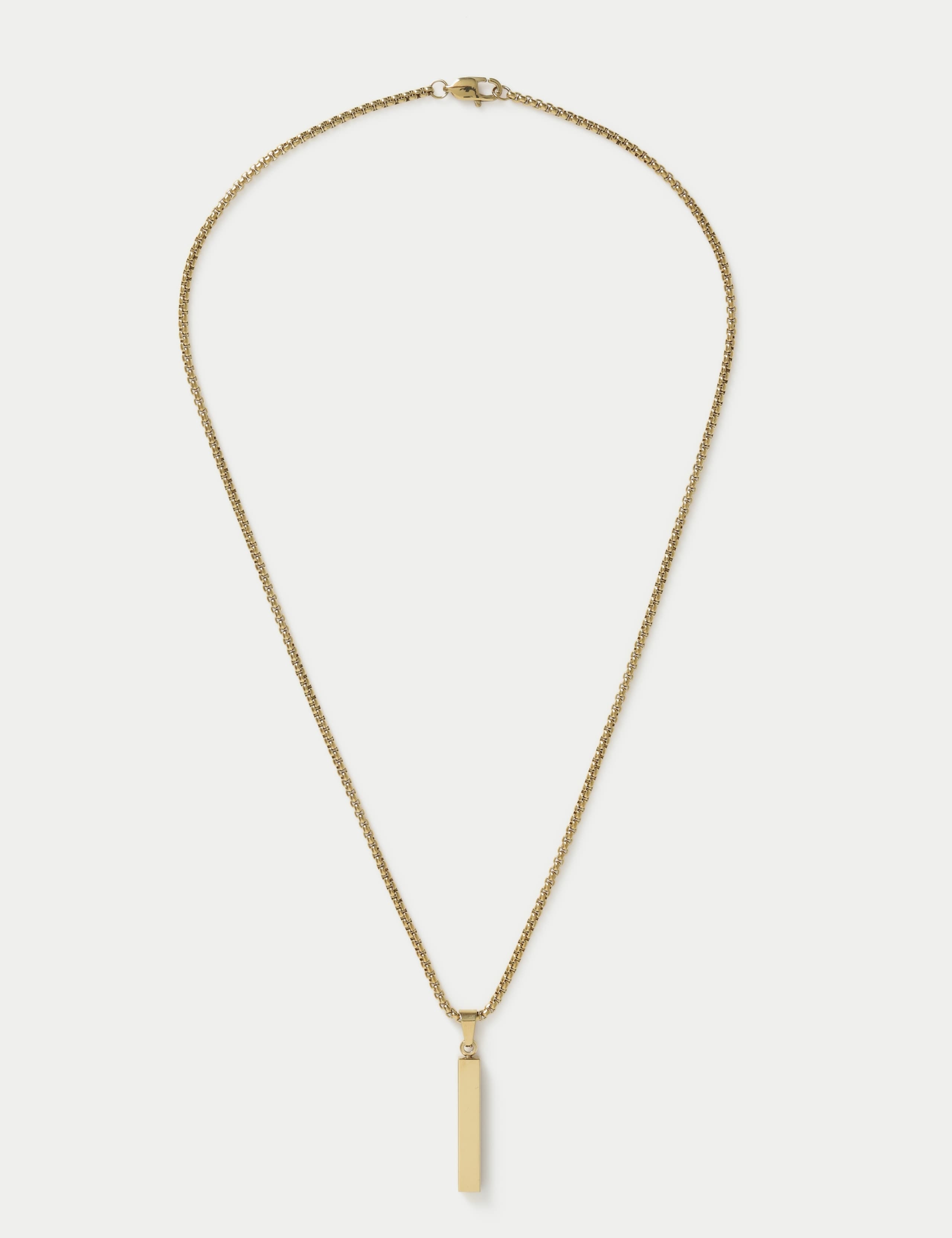 Bar Pendant Necklace 1 of 2