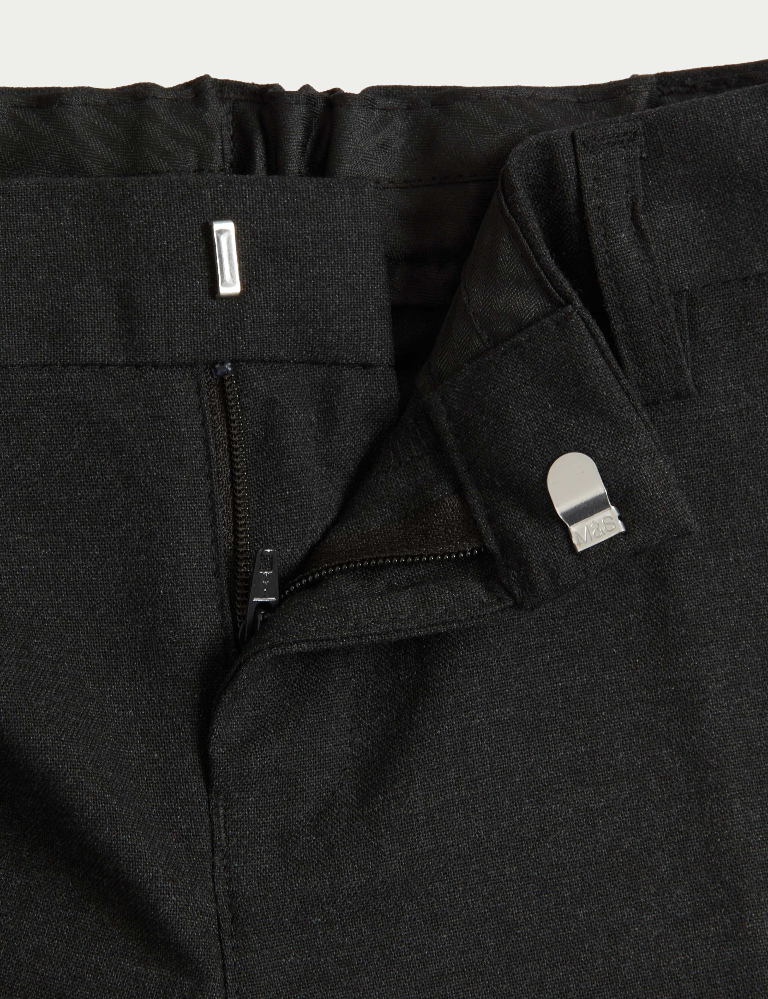 Boys' Slim Leg Longer Length School Trousers (2-18 Yrs) 2 of 2