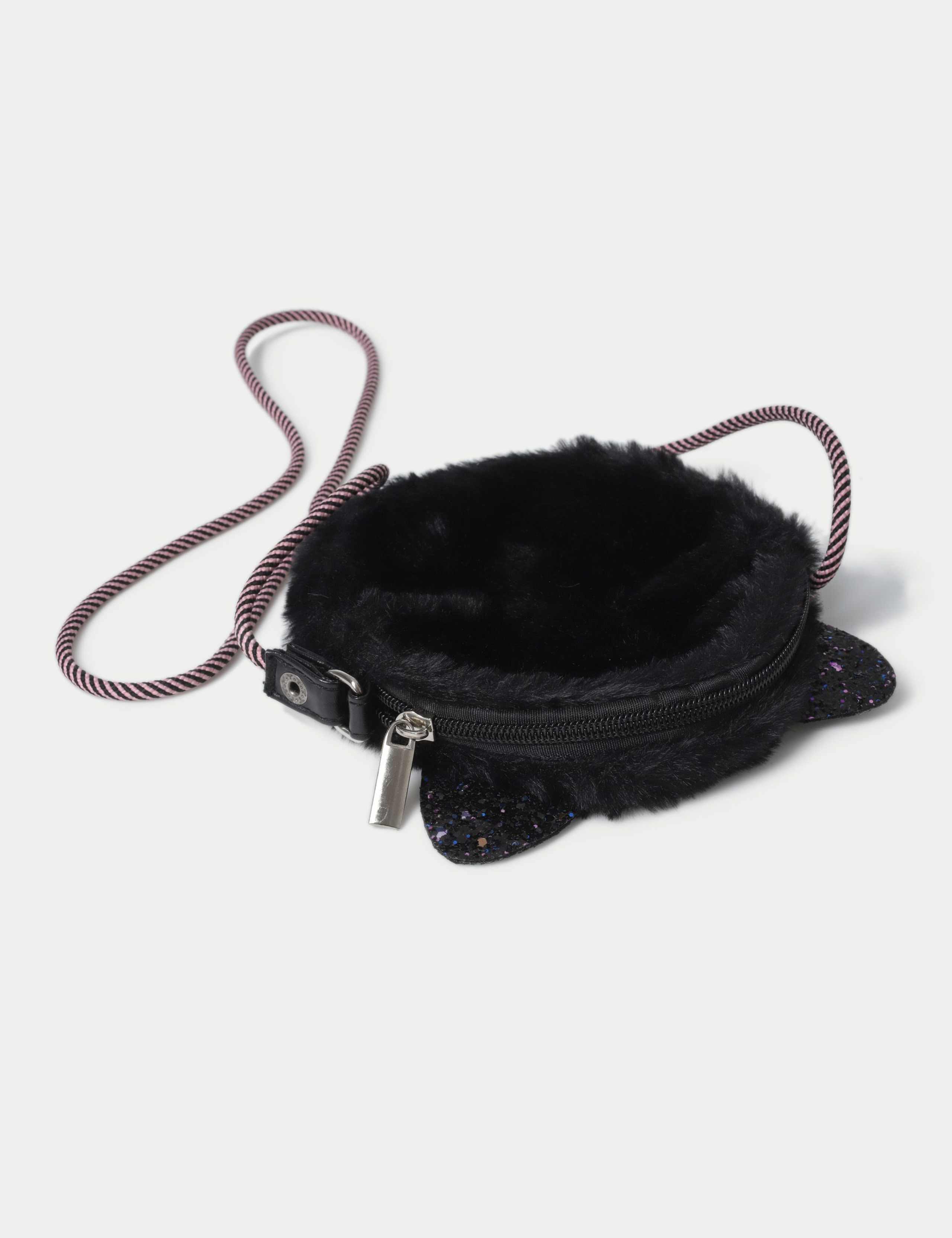 Halloween Fluffy Black Cat Bag 3 of 3
