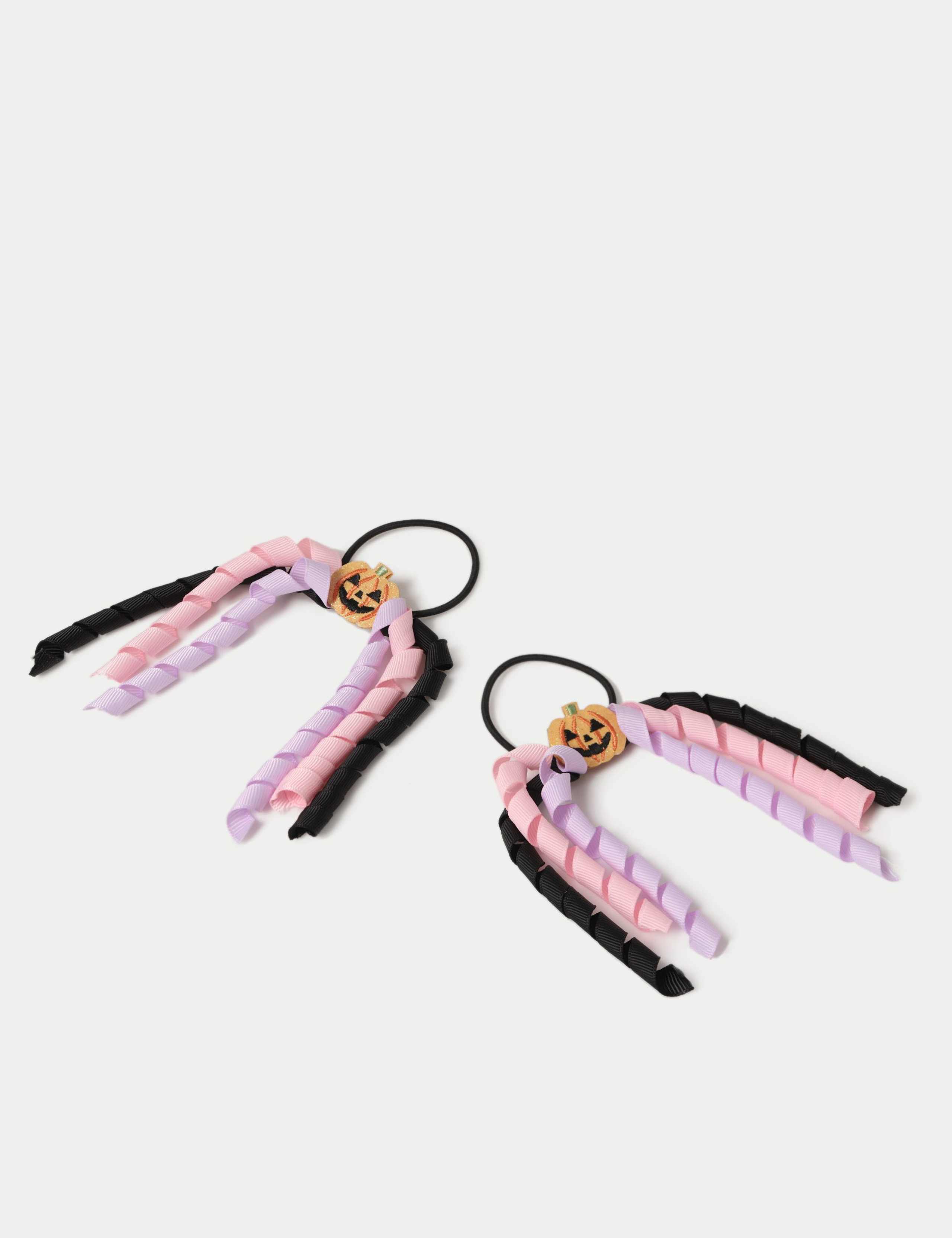 2pc Halloween Pumpkin Spiral Ponios 2 of 2