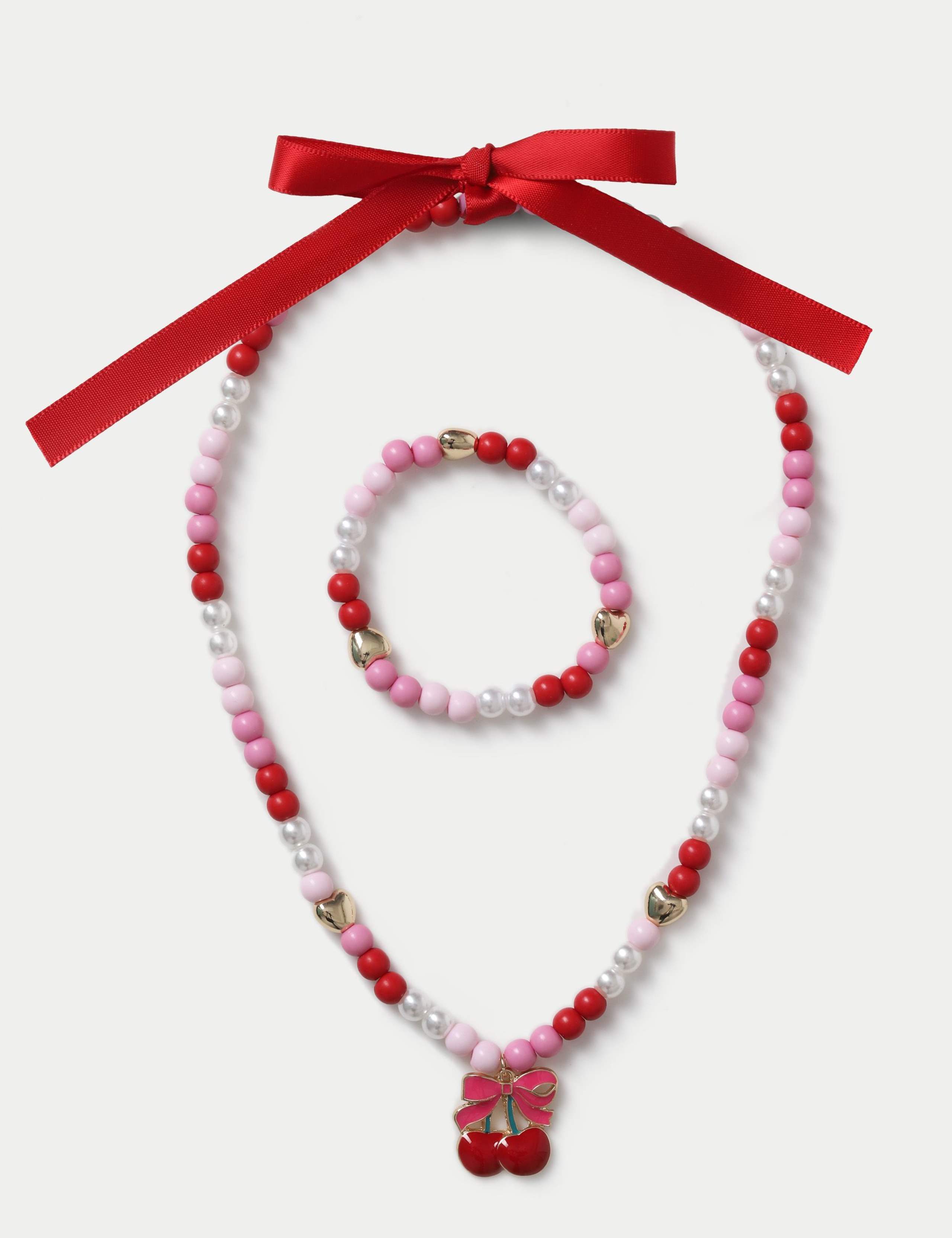 Cherry Charm Beaded Jewellery Multipack 1 of 2