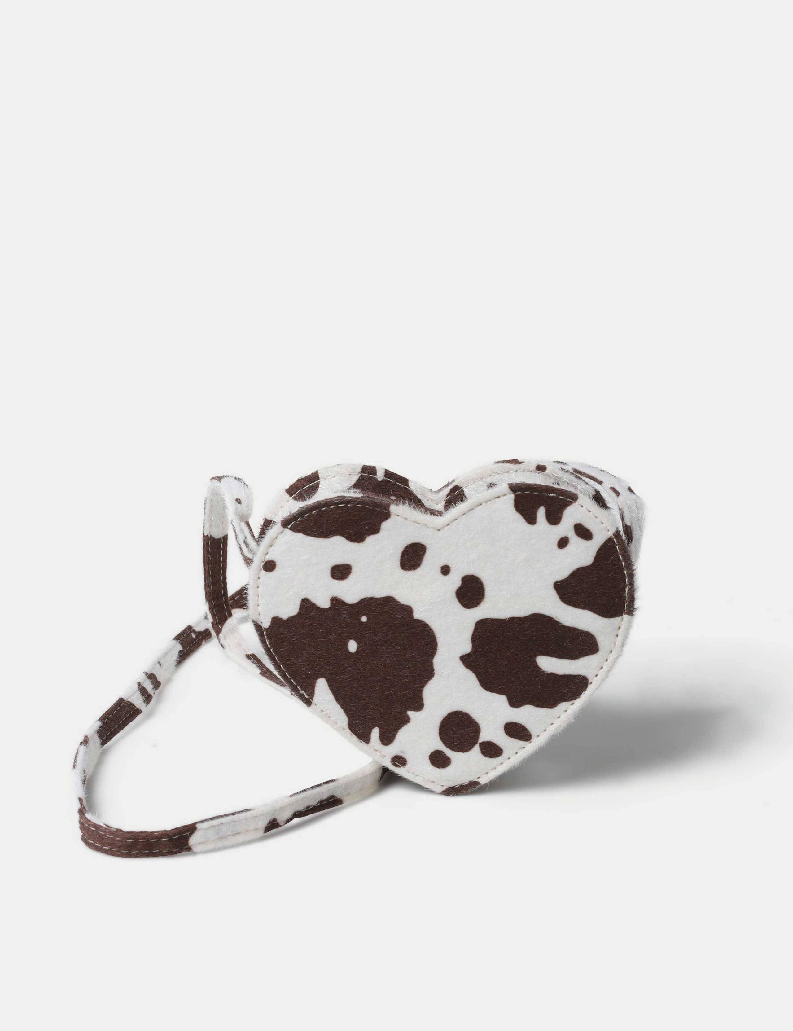 Cow Print Faux Fur Bag 1 of 3