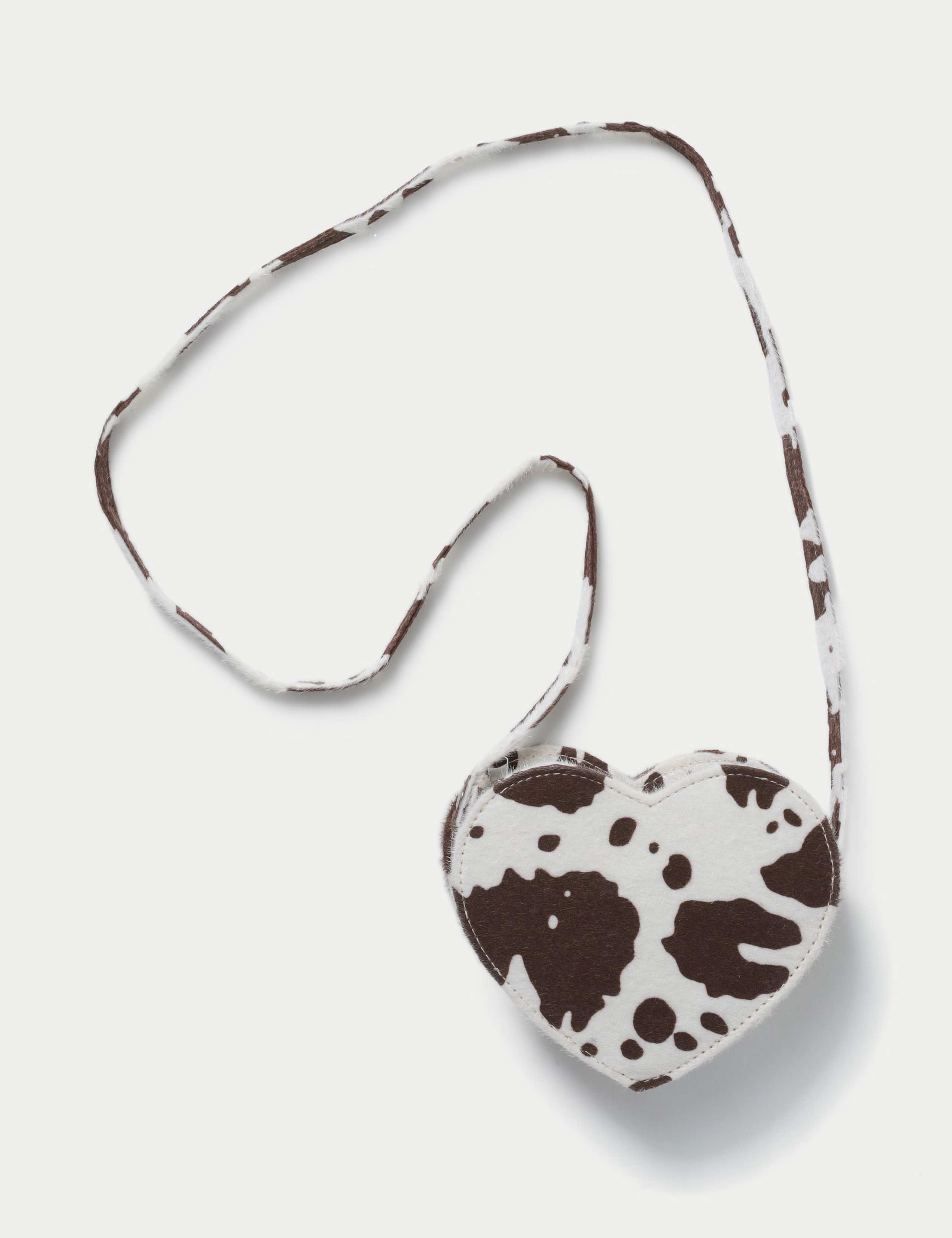 Cow Print Faux Fur Bag 2 of 3