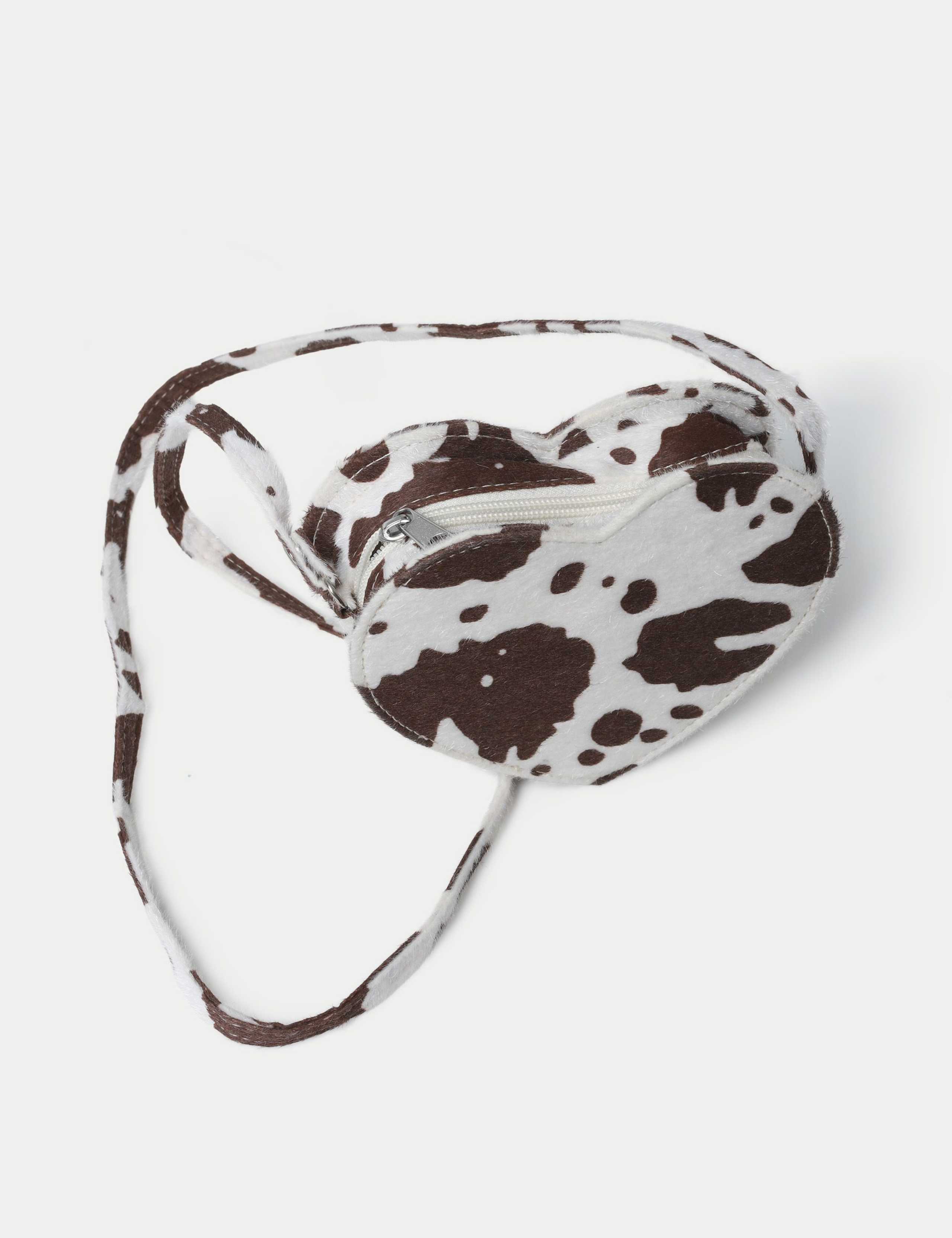 Cow Print Faux Fur Bag 3 of 3