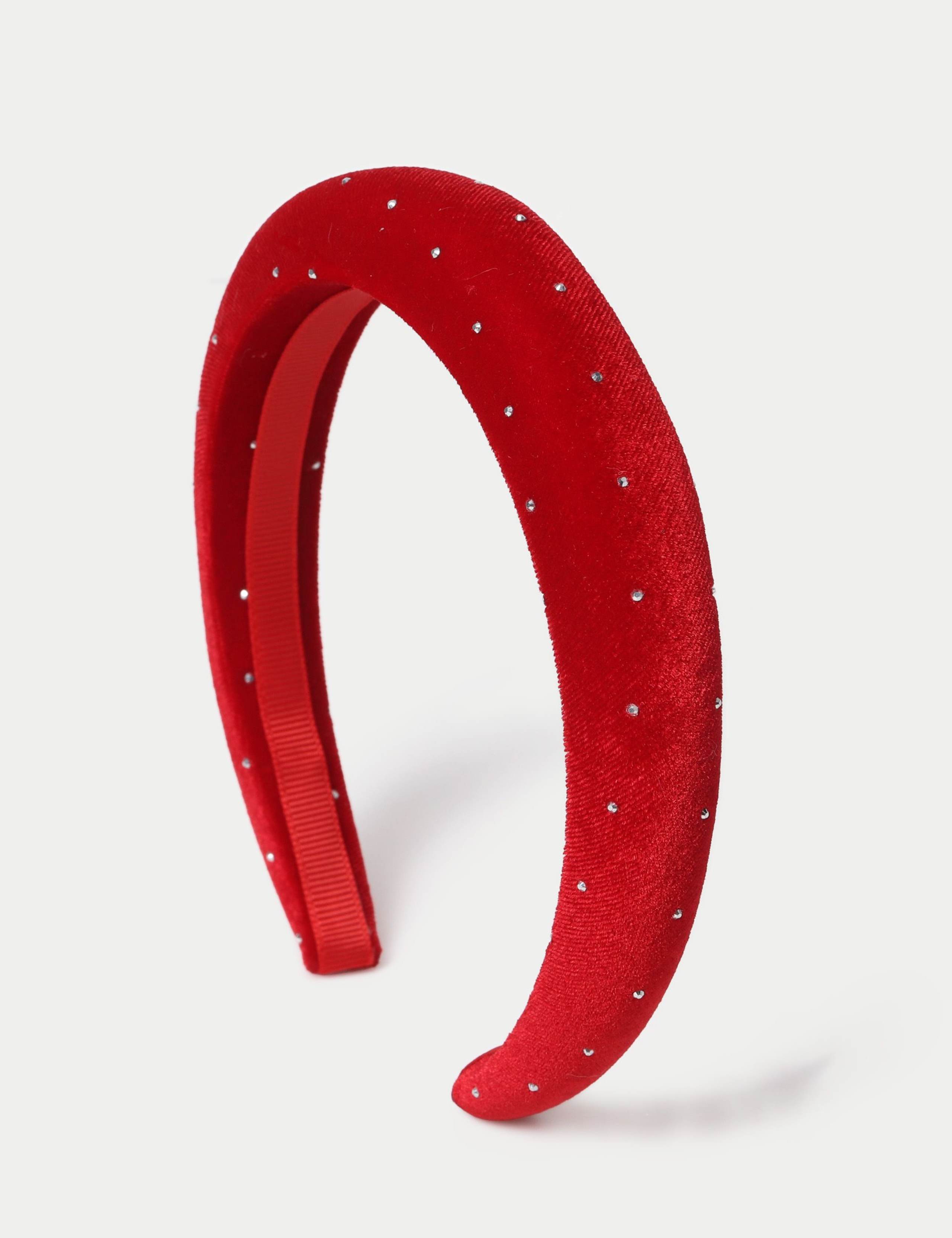 Christmas Red Bow Aliceband 1 of 2
