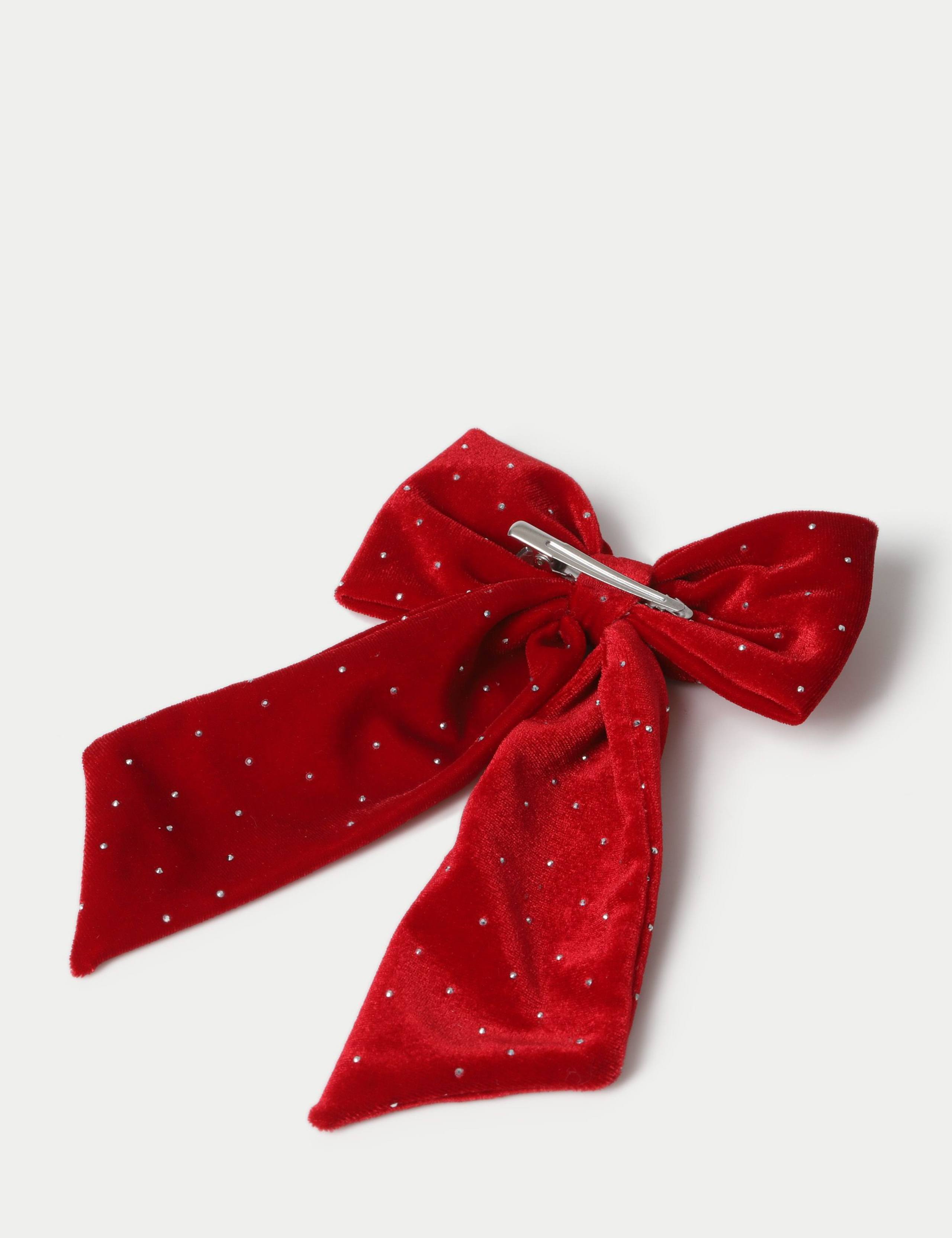 Christmas Oversized Red Velvet Bow 3 of 3
