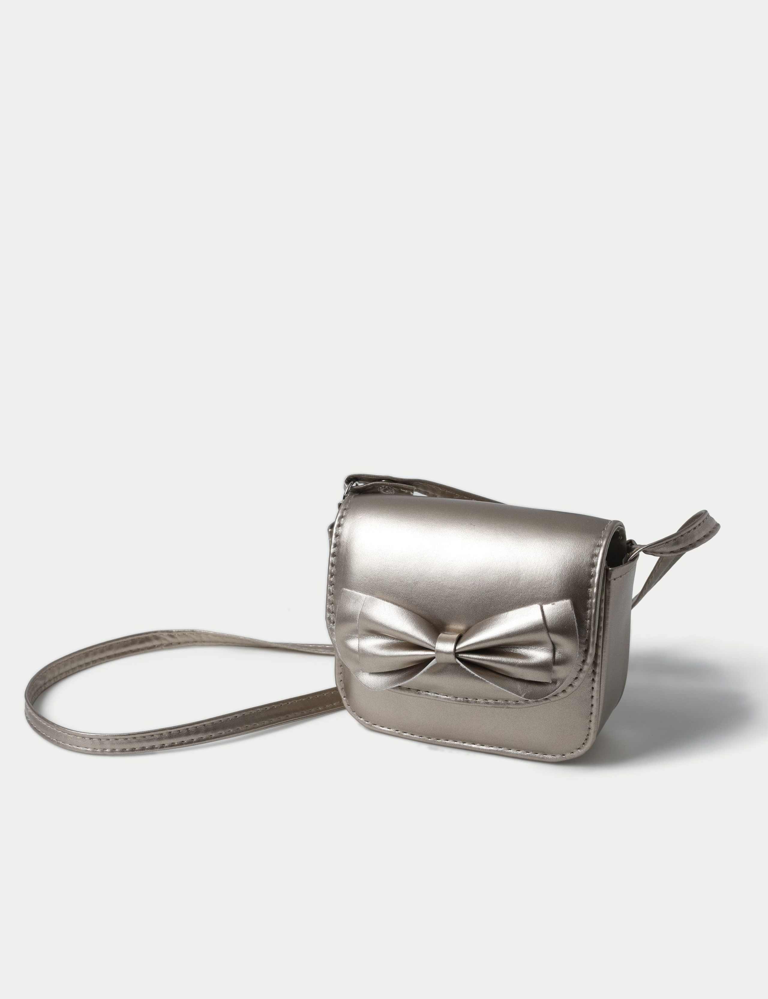 Gold Tone Bow Front Bag 2 of 3