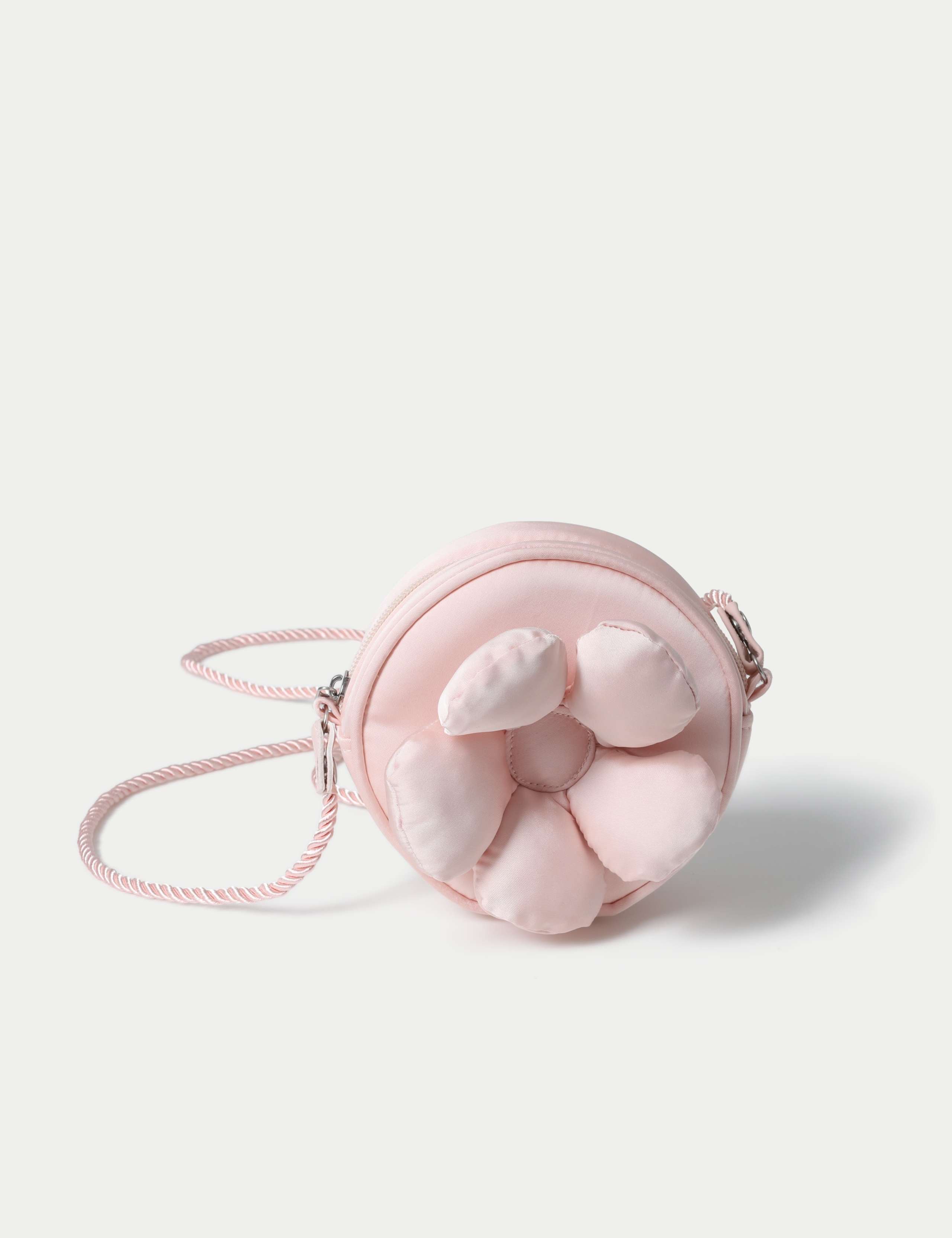 Occasion Pink Satin Flower Bag 3 of 3