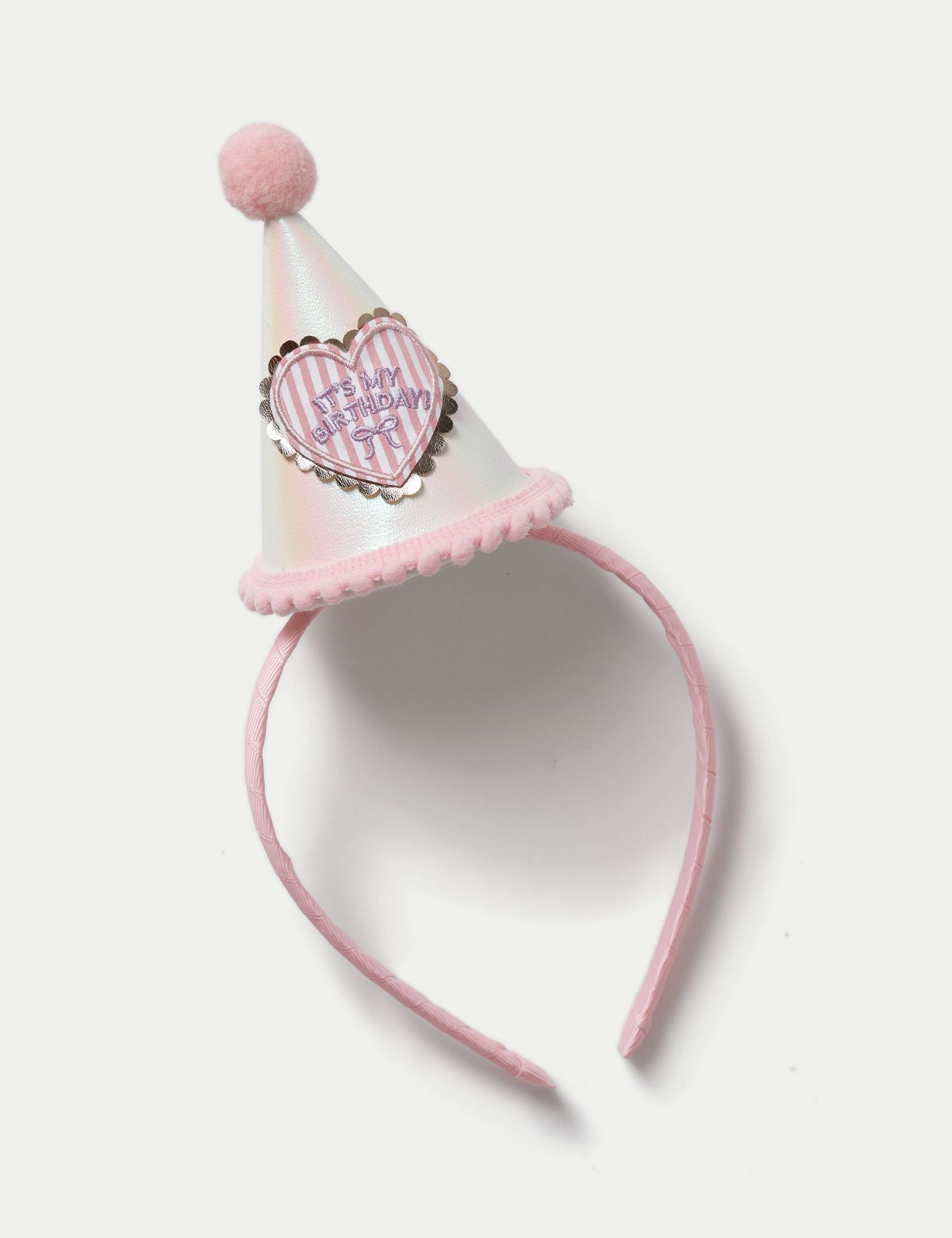 Birthday Pom Hat Headband 1 of 2