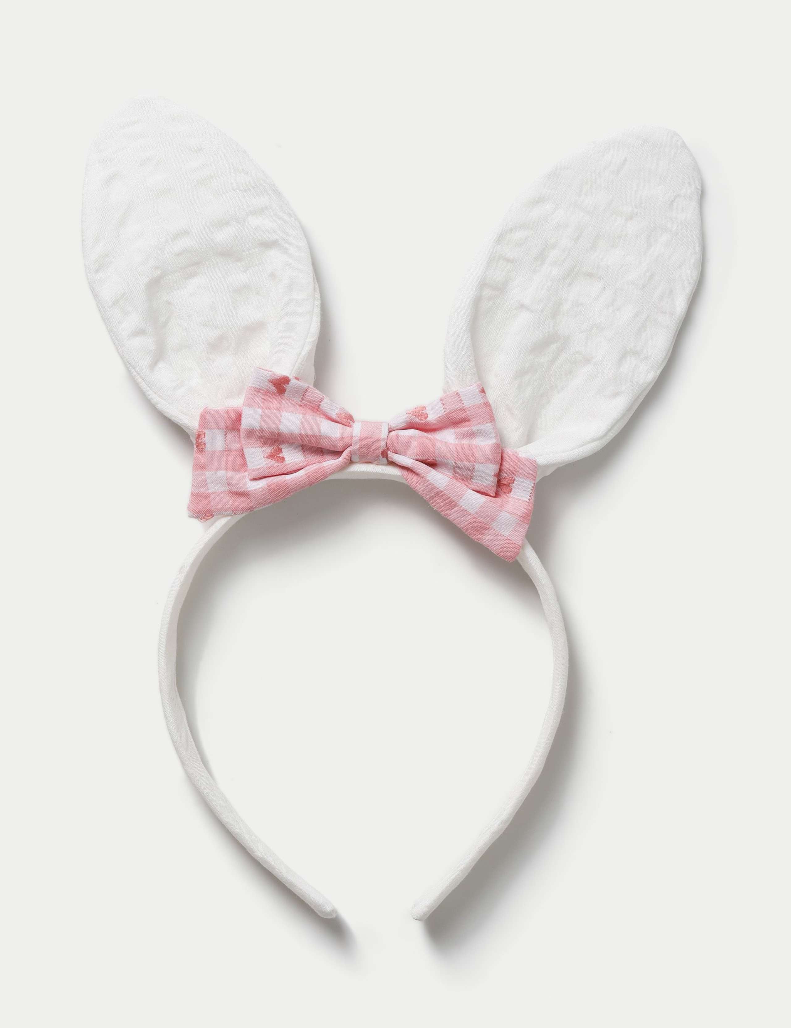 Easter gingham bow bunny ears 1 of 1
