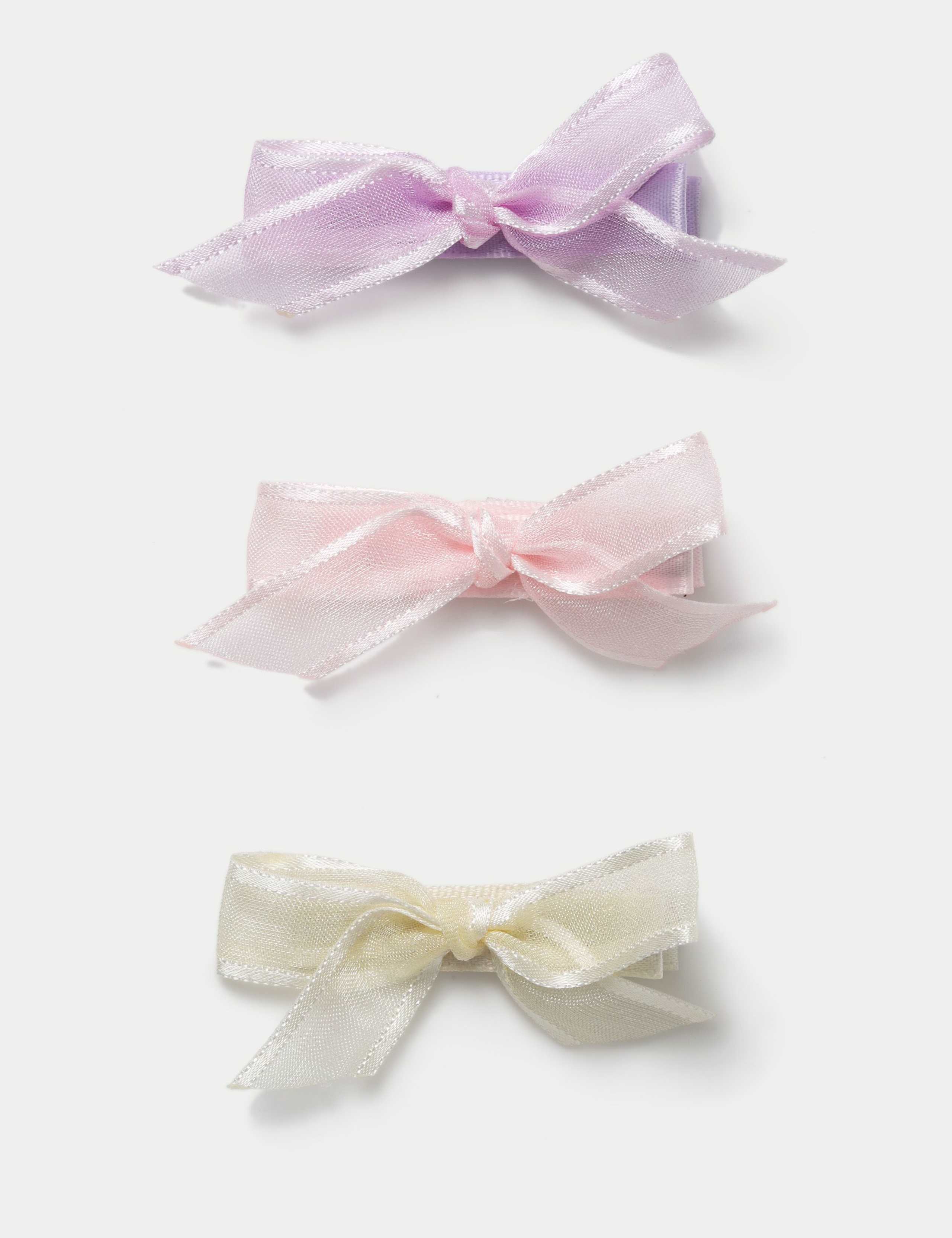 Occasion 3 Pack Organza Bow Clip Pack 1 of 2