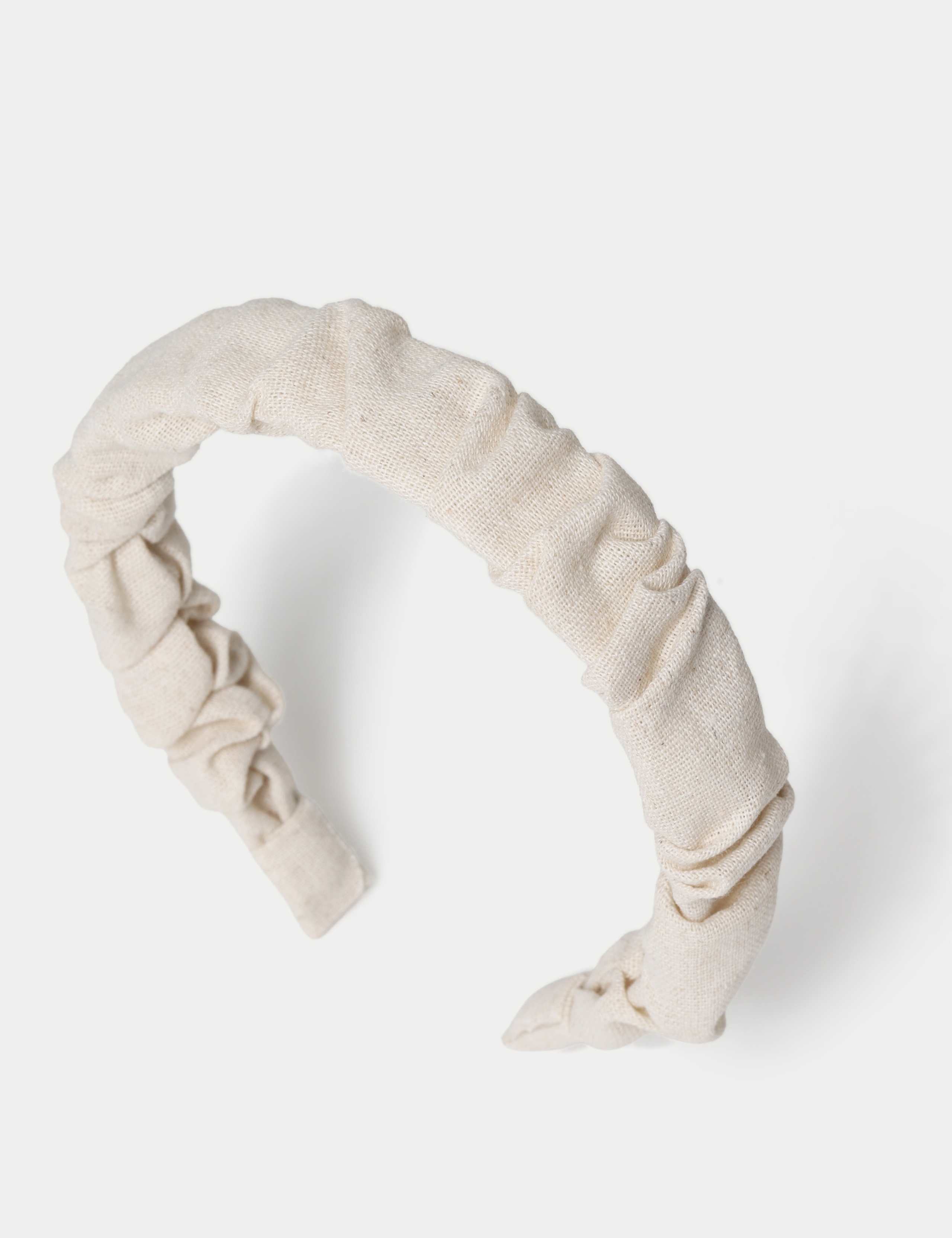OG BEIGE LINEN ROUCHED AB 2 of 2