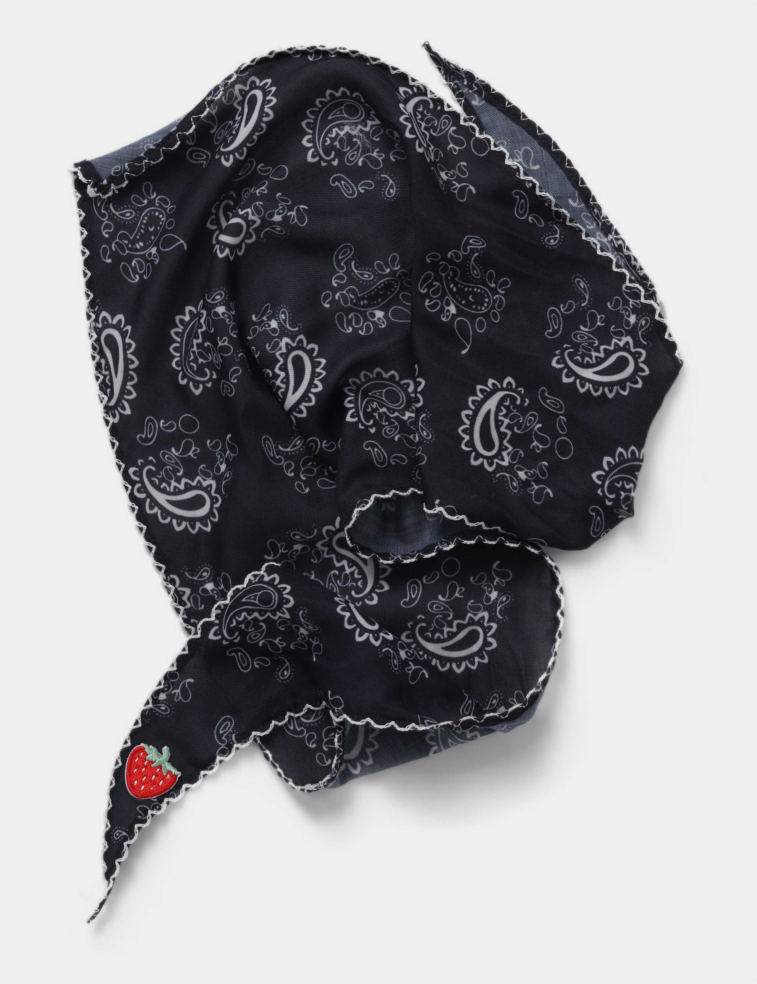 Scallop edge Paisley Scarf 2 of 3