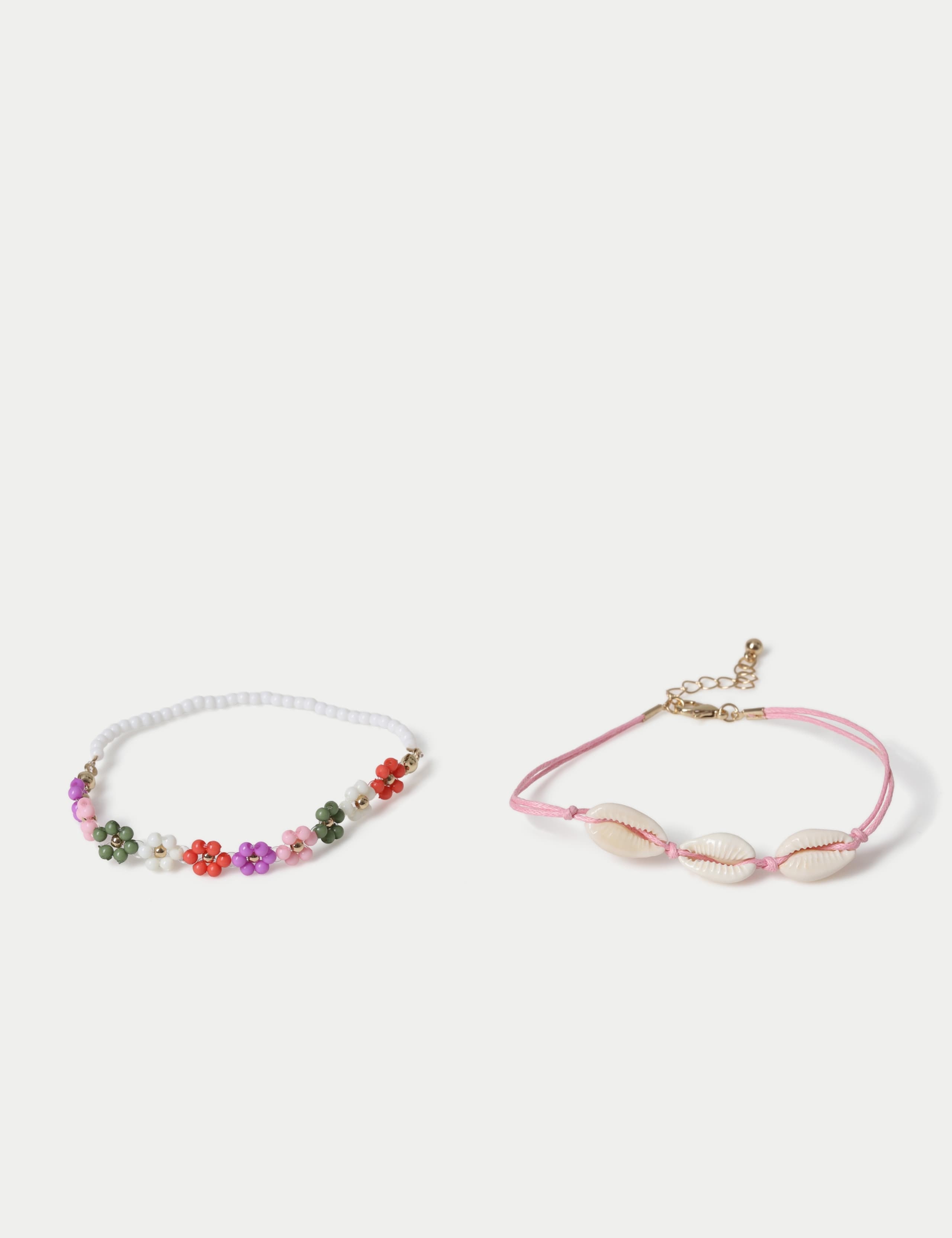 2 Pack Beaded Anklet 2 of 2