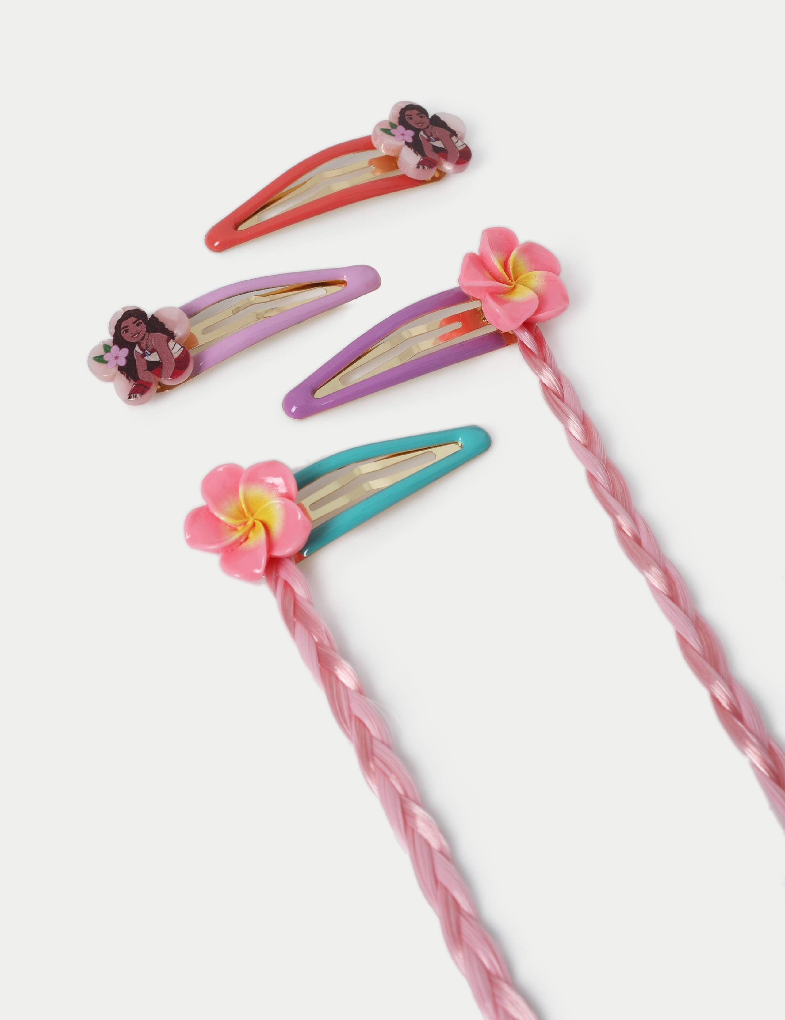 Moana Fake Hair Clips 3 of 3