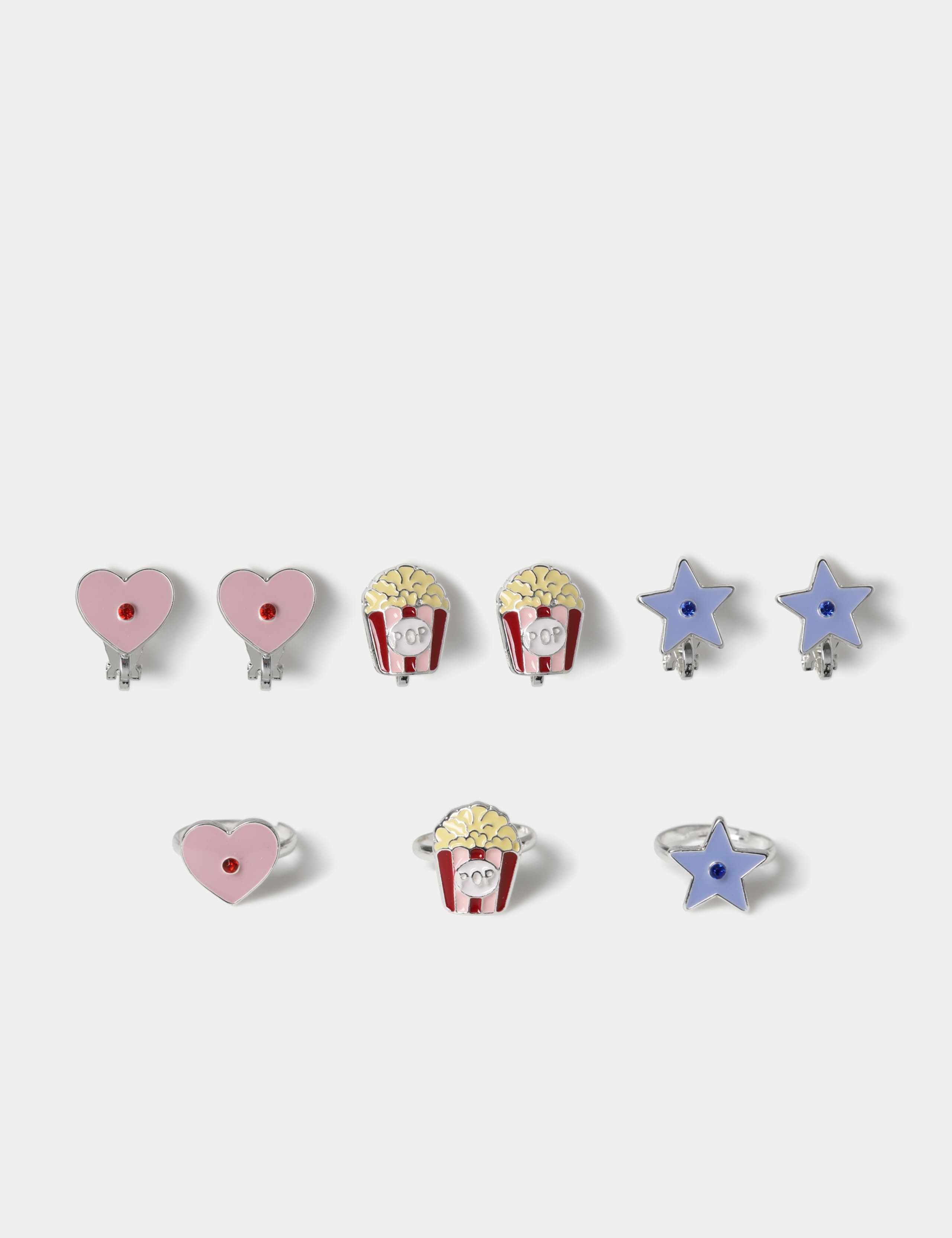 Fun Motif Earring And Ring Pack 1 of 2