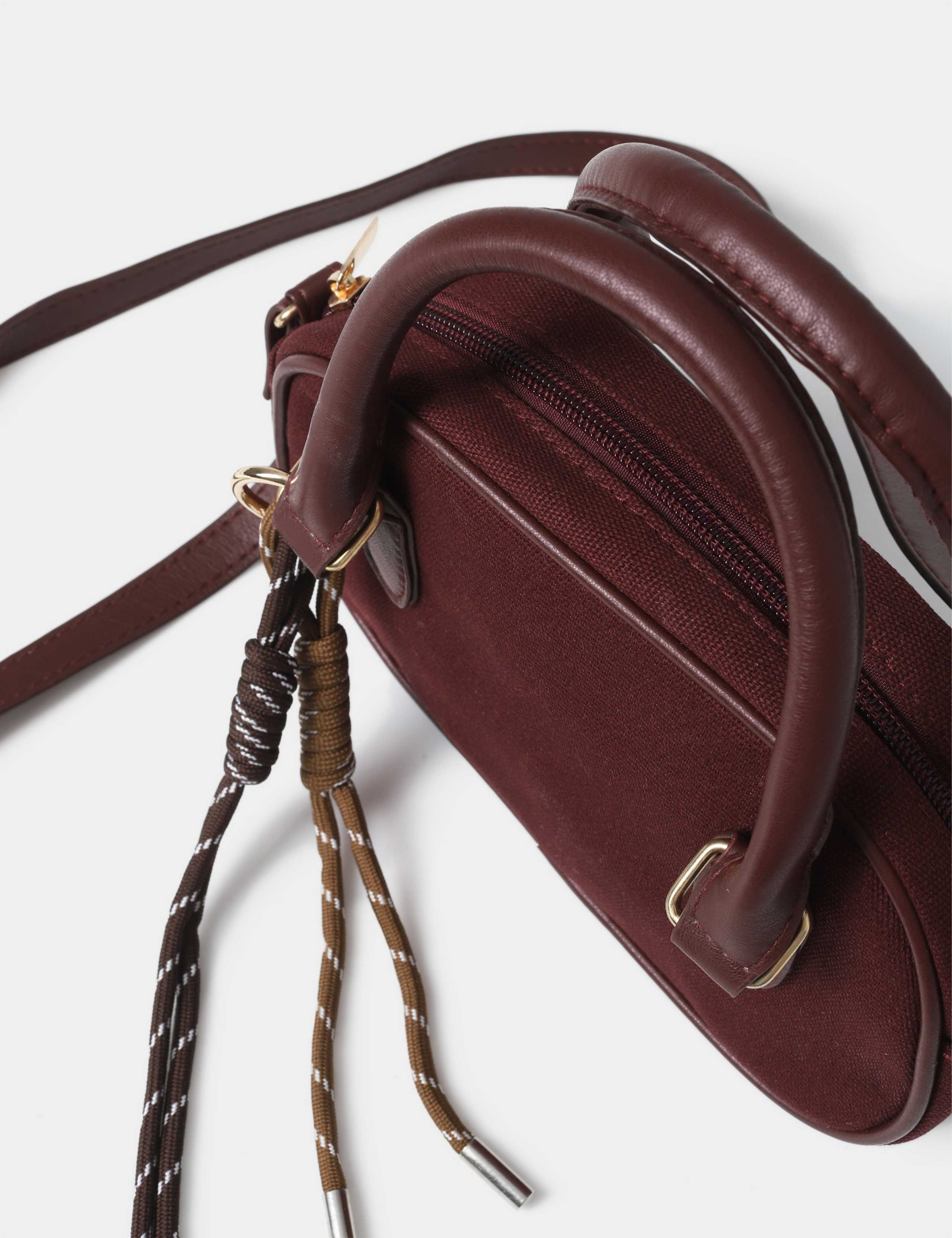 Burgundy Bowling Bag 2 of 3