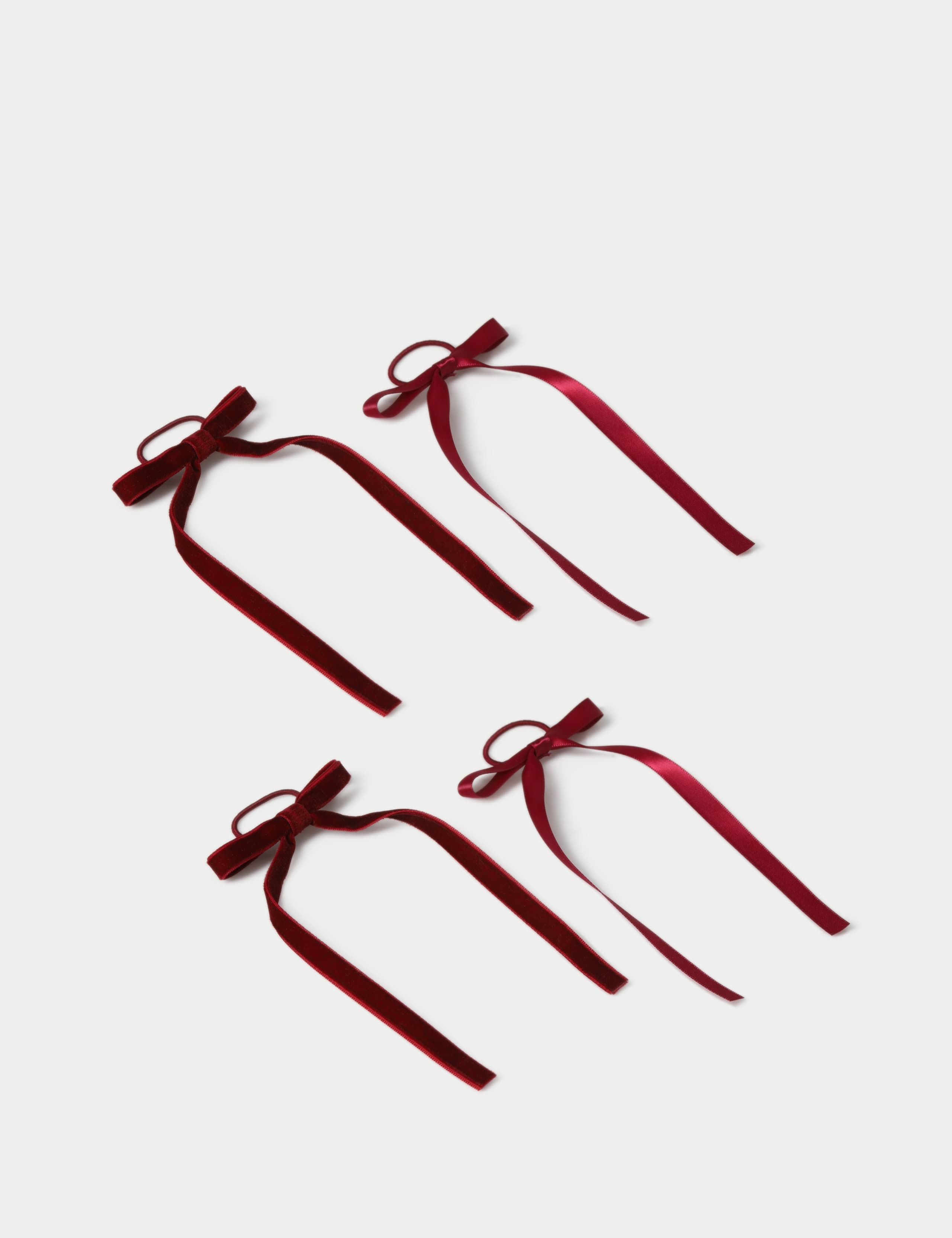 Back To School Burgundy And White Ponios 2 of 2
