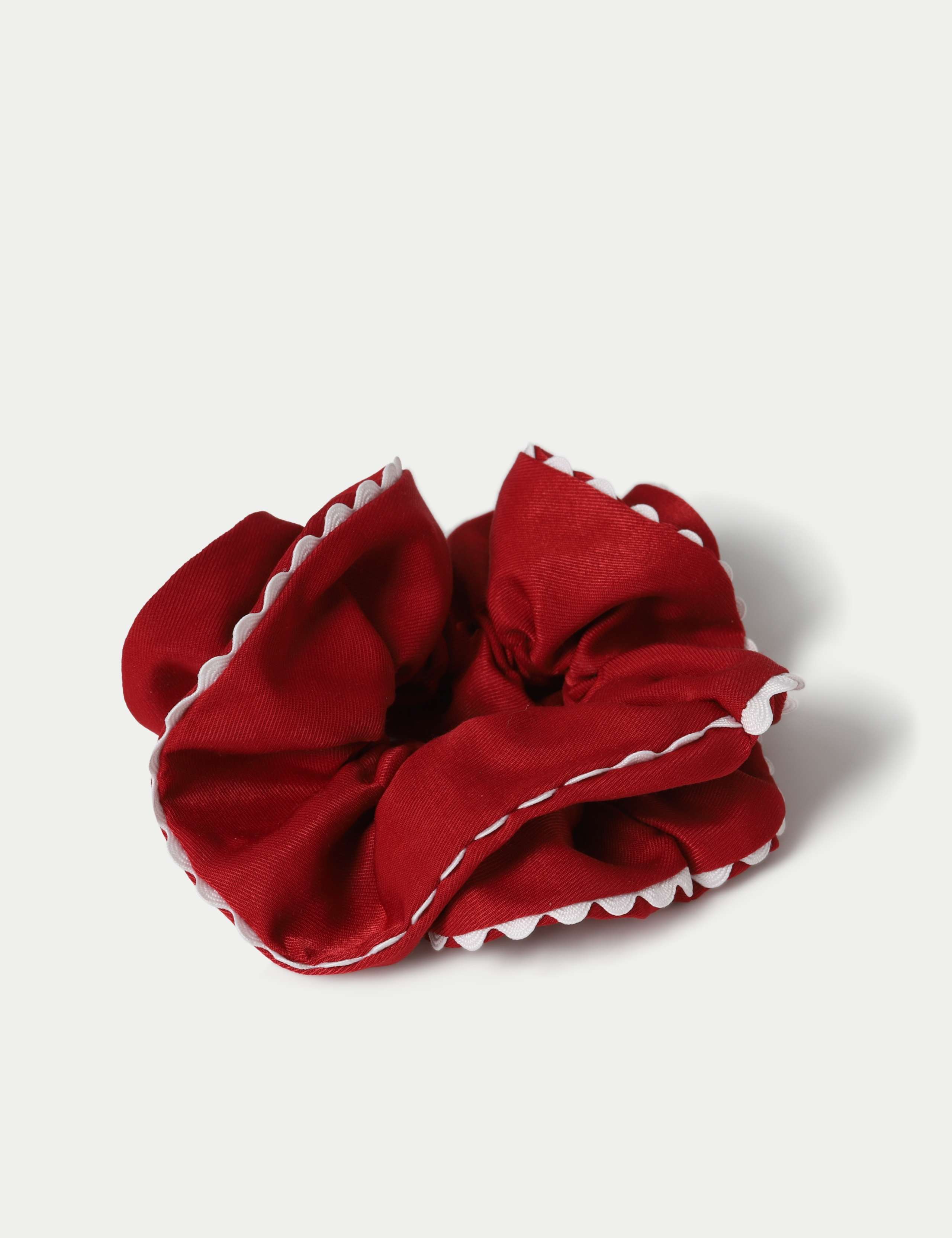 Back To School Burgundy Scrunchie 2 of 2