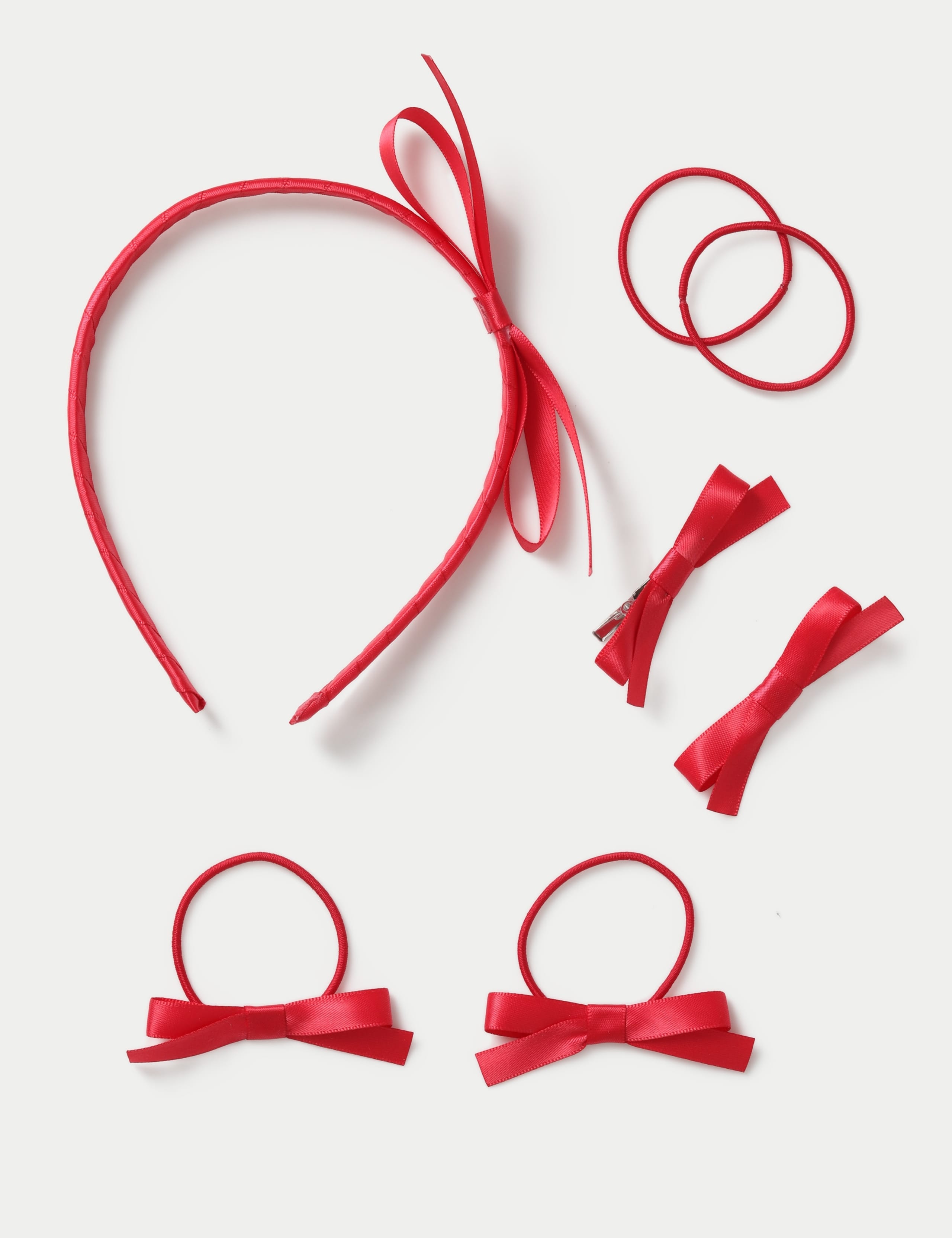 Back To School Red Satin Bow Multipack 2 of 2