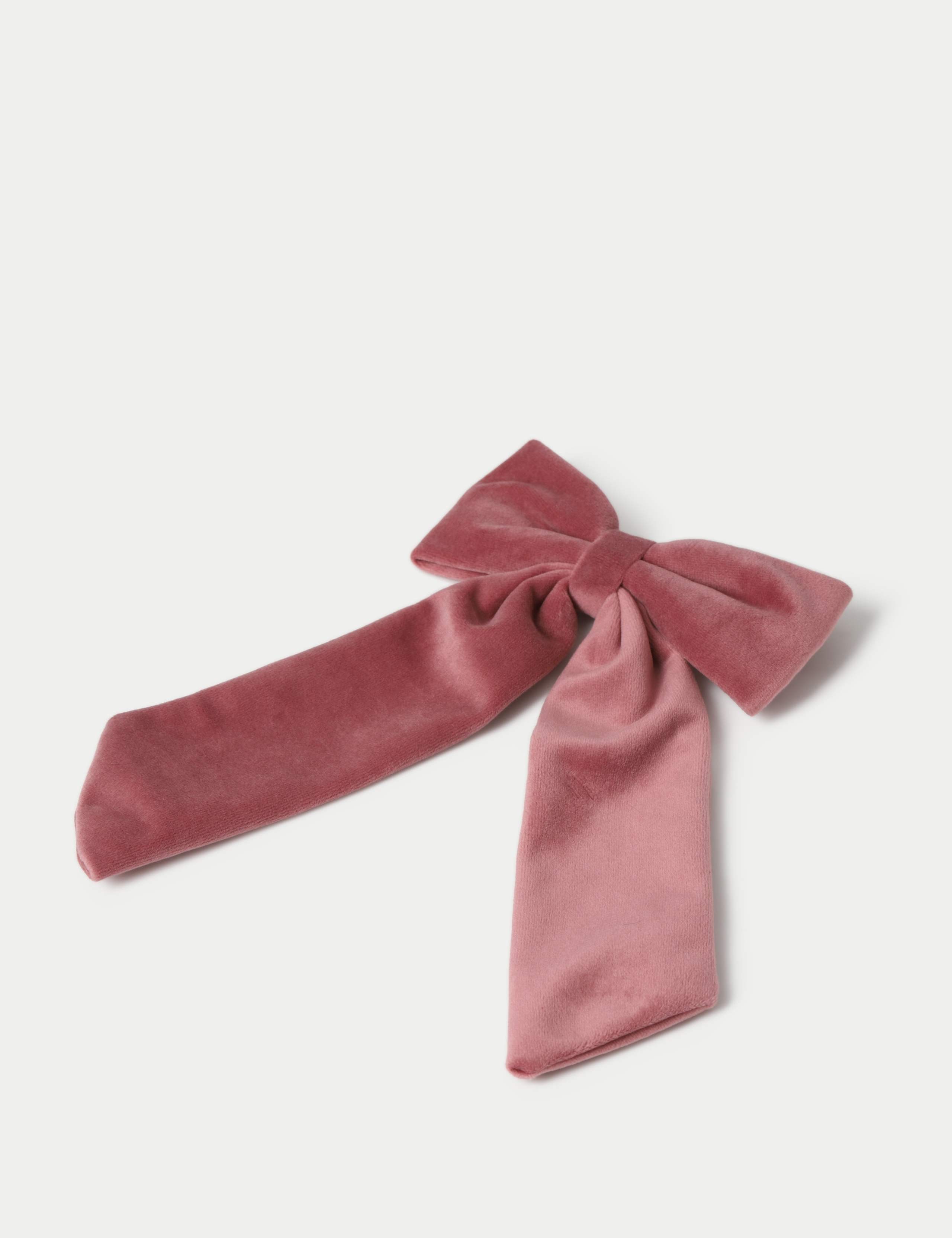 Pink Velvet Bow 3 of 3