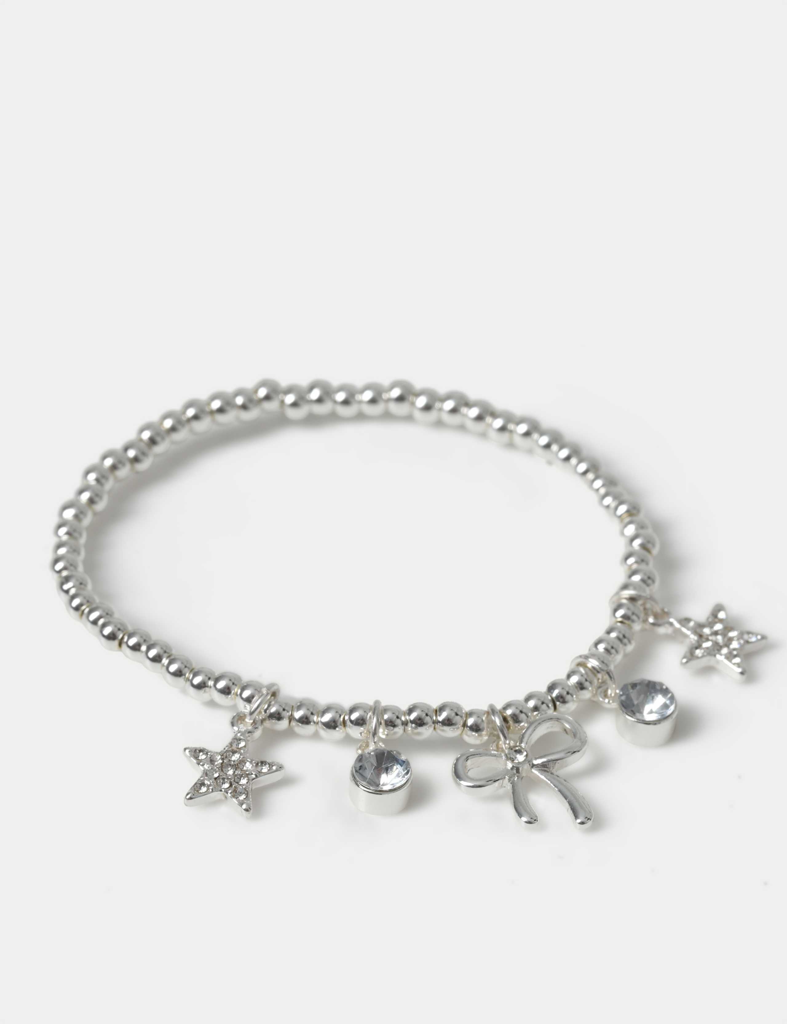 Silver Bow Multi Charm Wristwear Giftbox 2 of 3