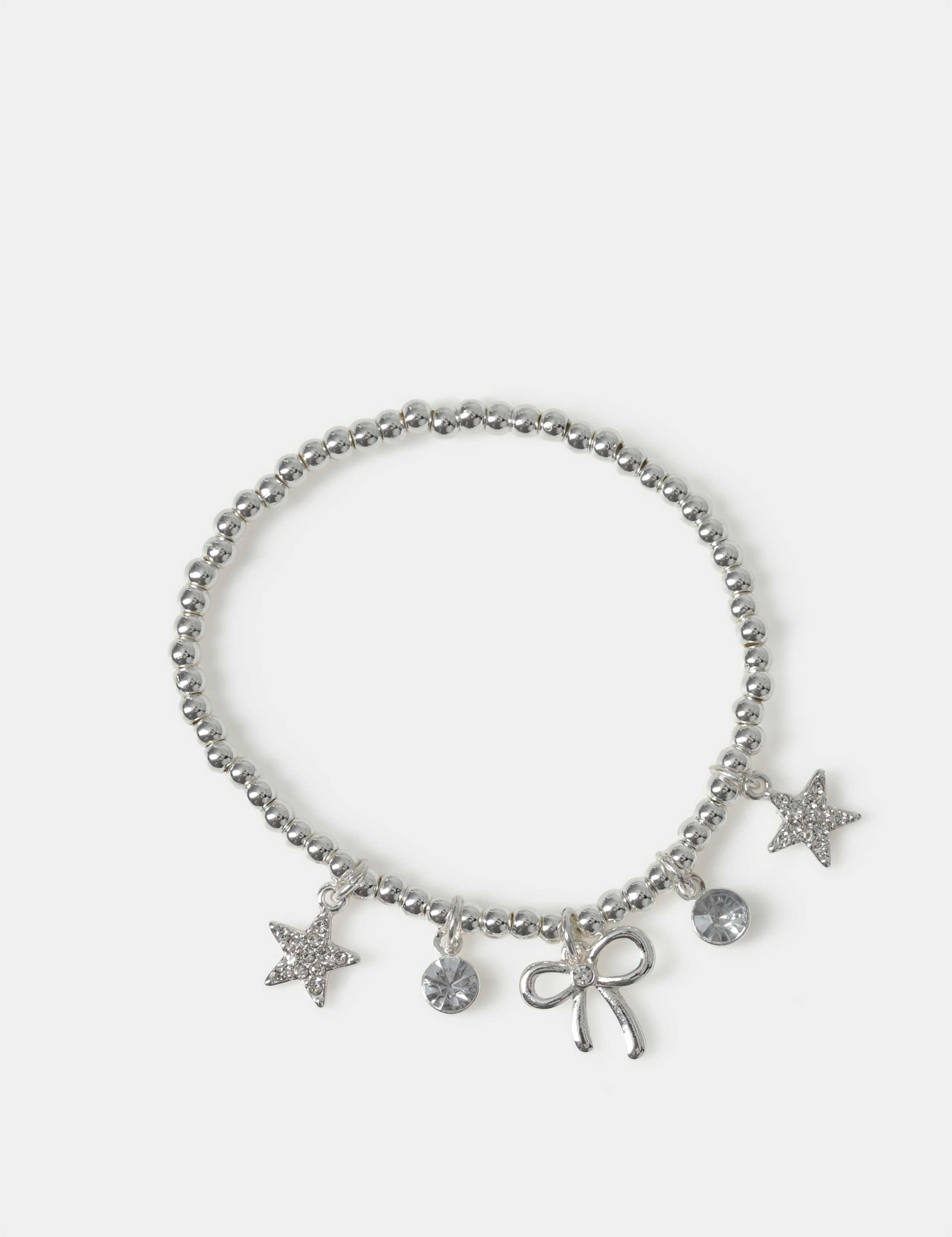 Silver Bow Multi Charm Wristwear Giftbox 3 of 3