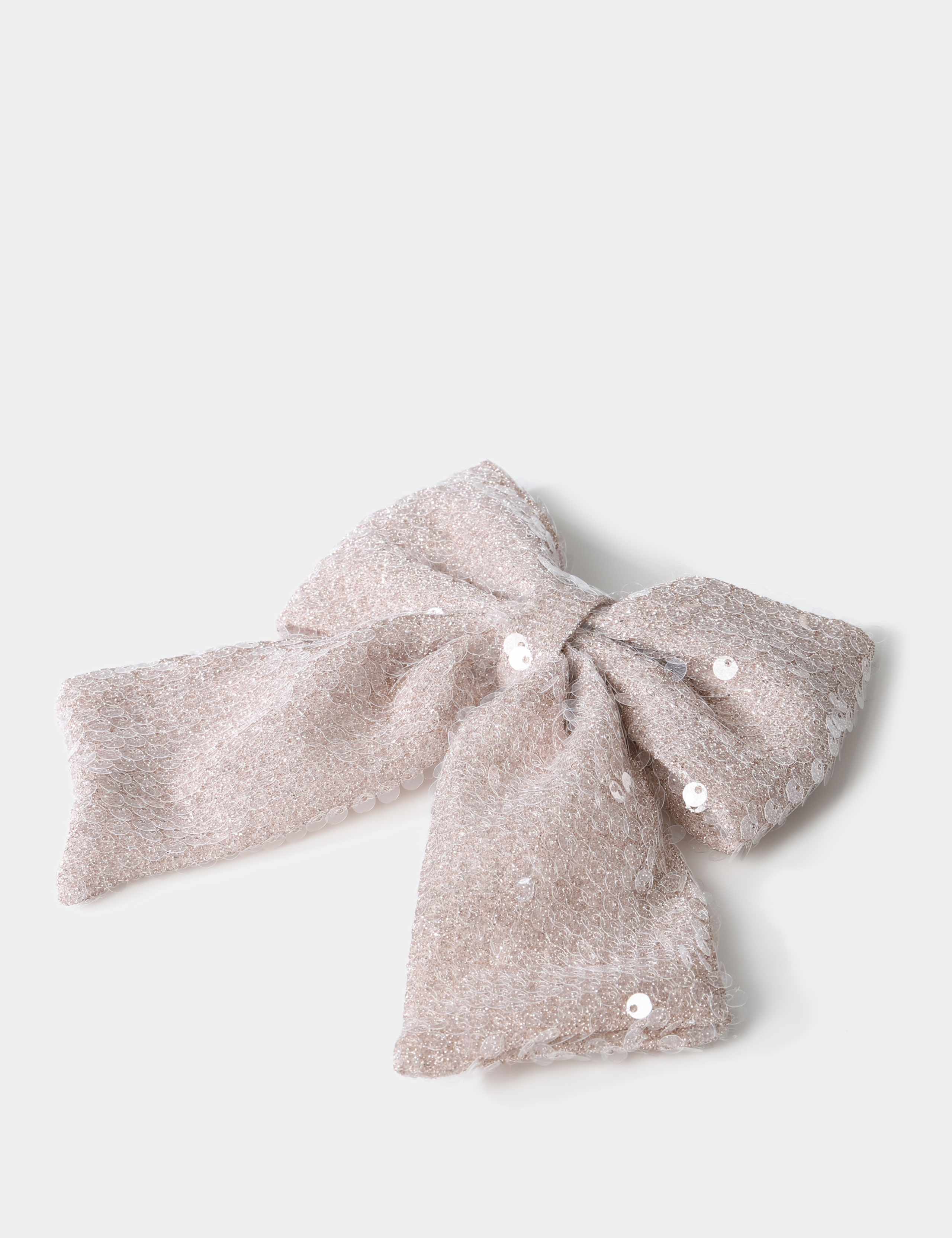 Neutral Sequin Bow 2 of 2
