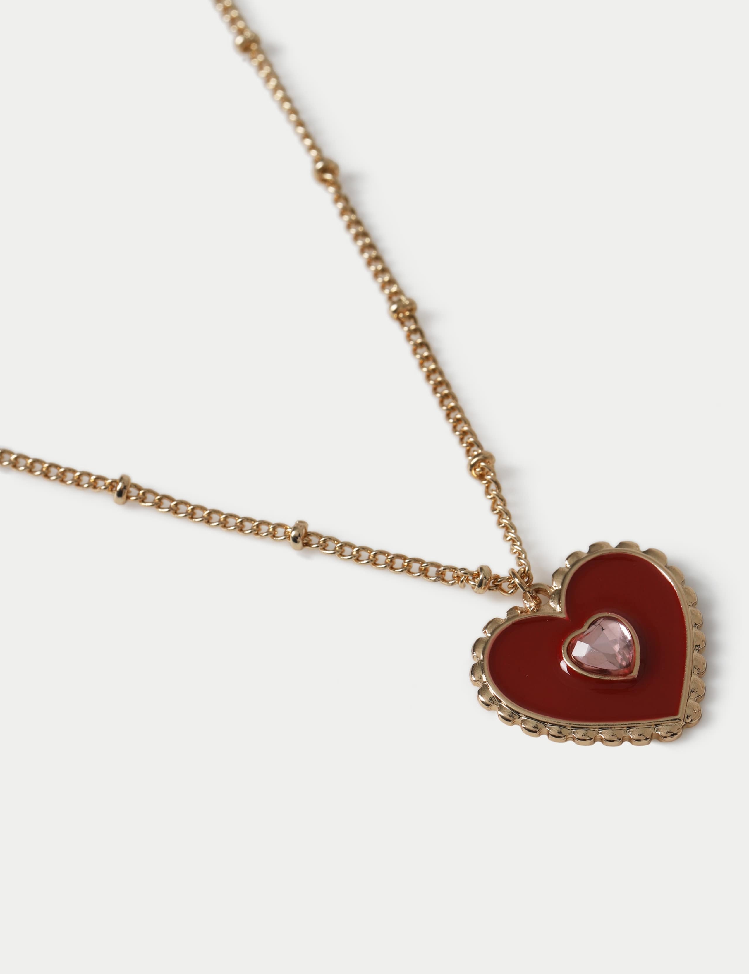 Red Enamel Heart Neckwear 2 of 2