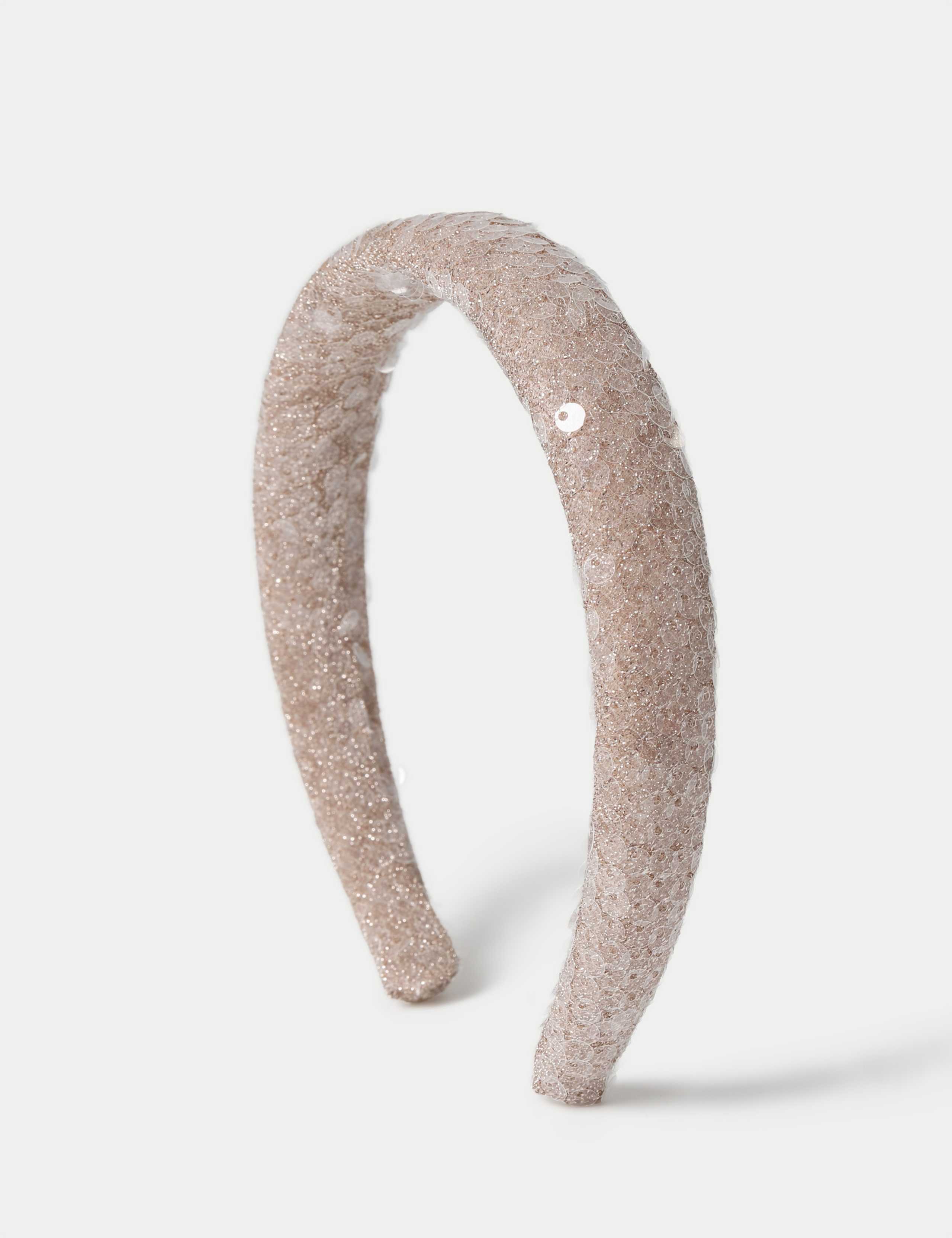 Neutral Sequin Aliceband 1 of 2