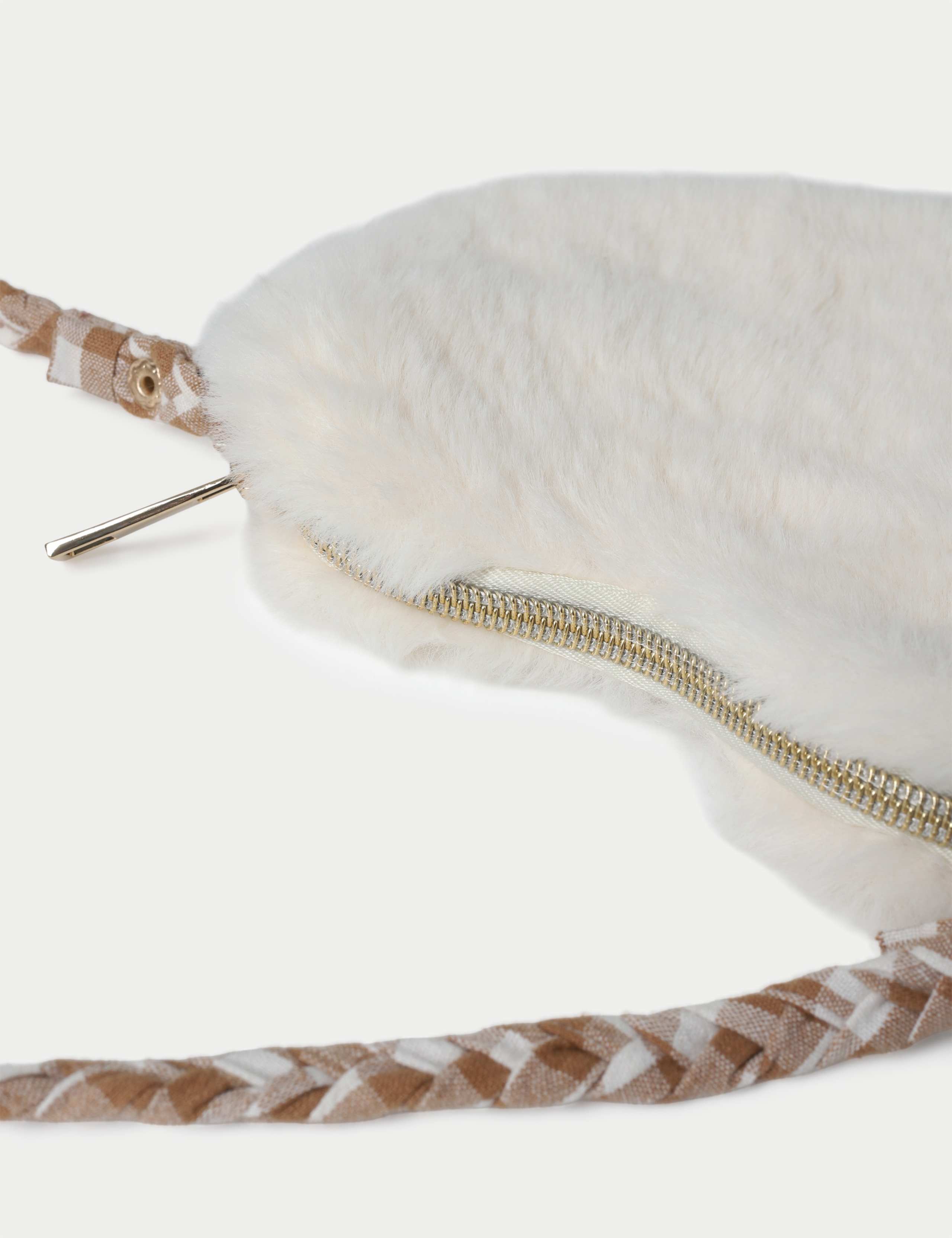 Faux Fur Heart Shaped Bag 3 of 3