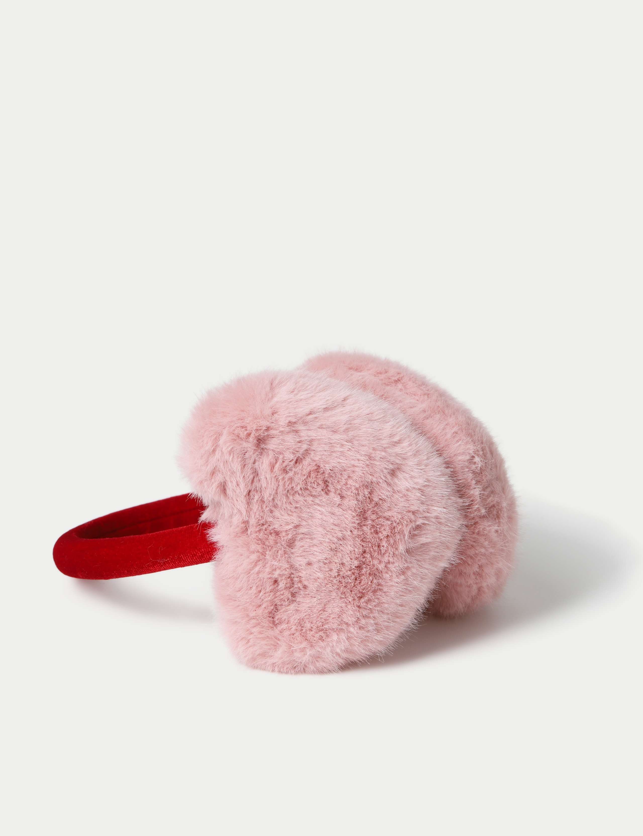 Red and Pink Heart shaped EarMuff 2 of 3