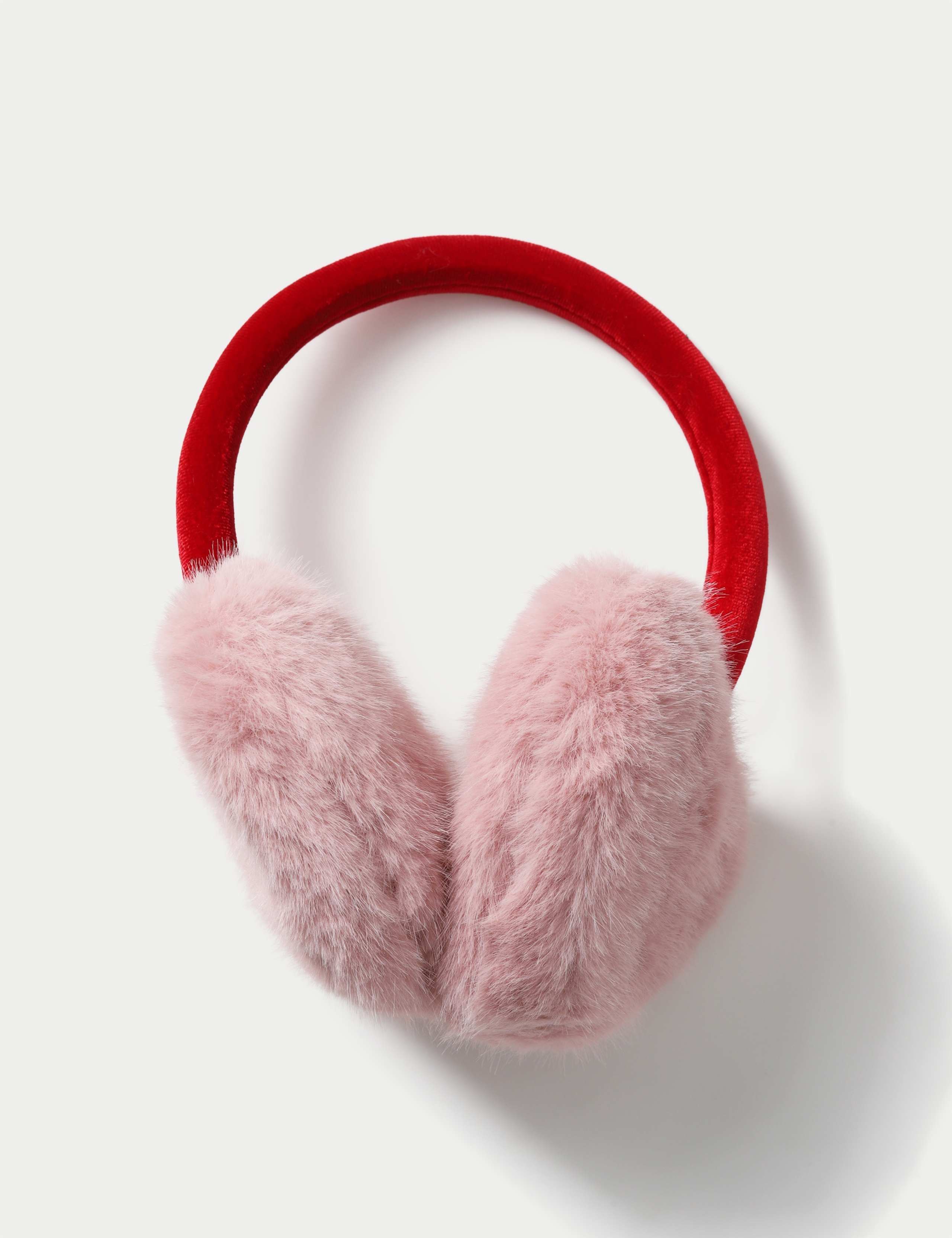 Red and Pink Heart shaped EarMuff 3 of 3