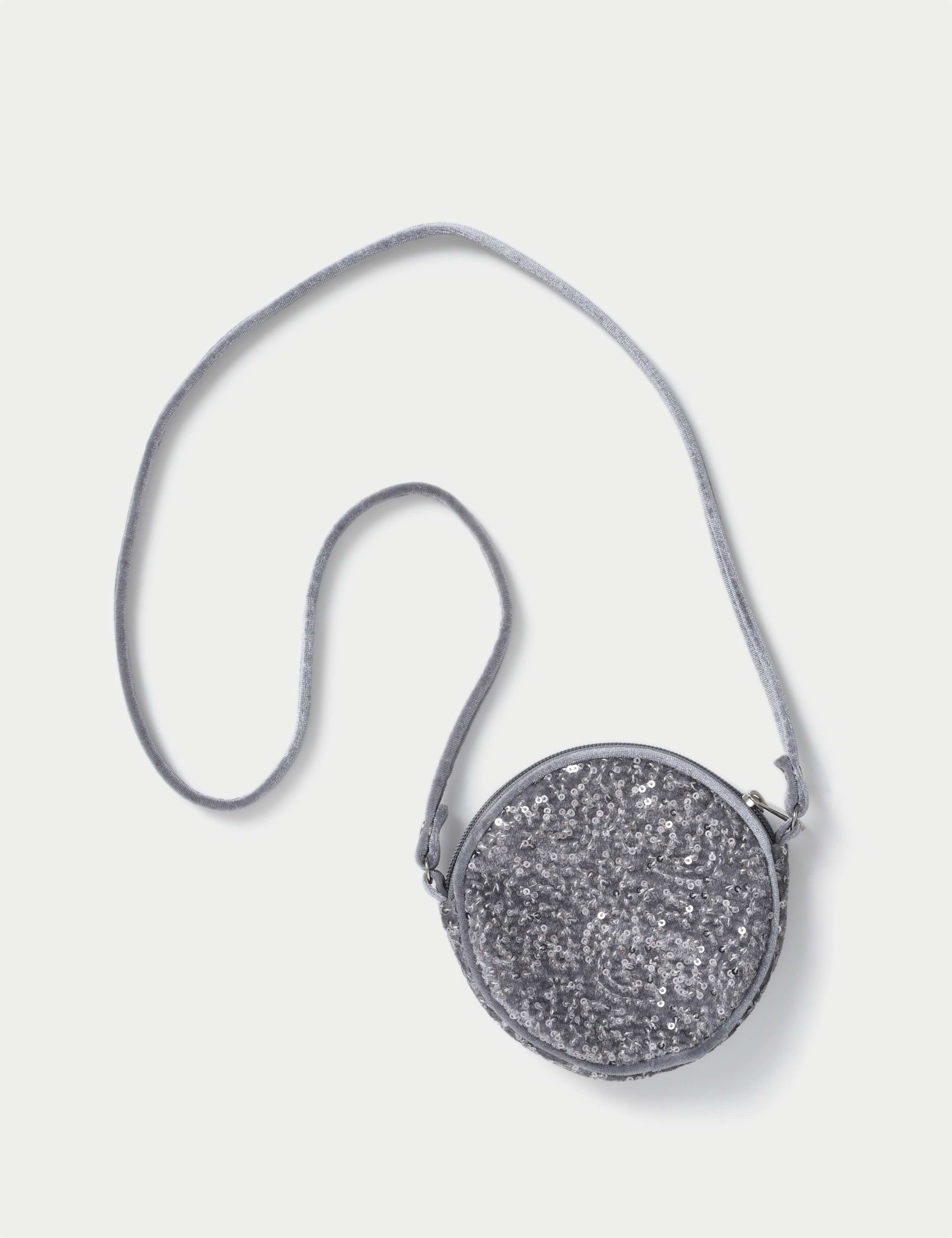 Silver Sequin Bag 1 of 3