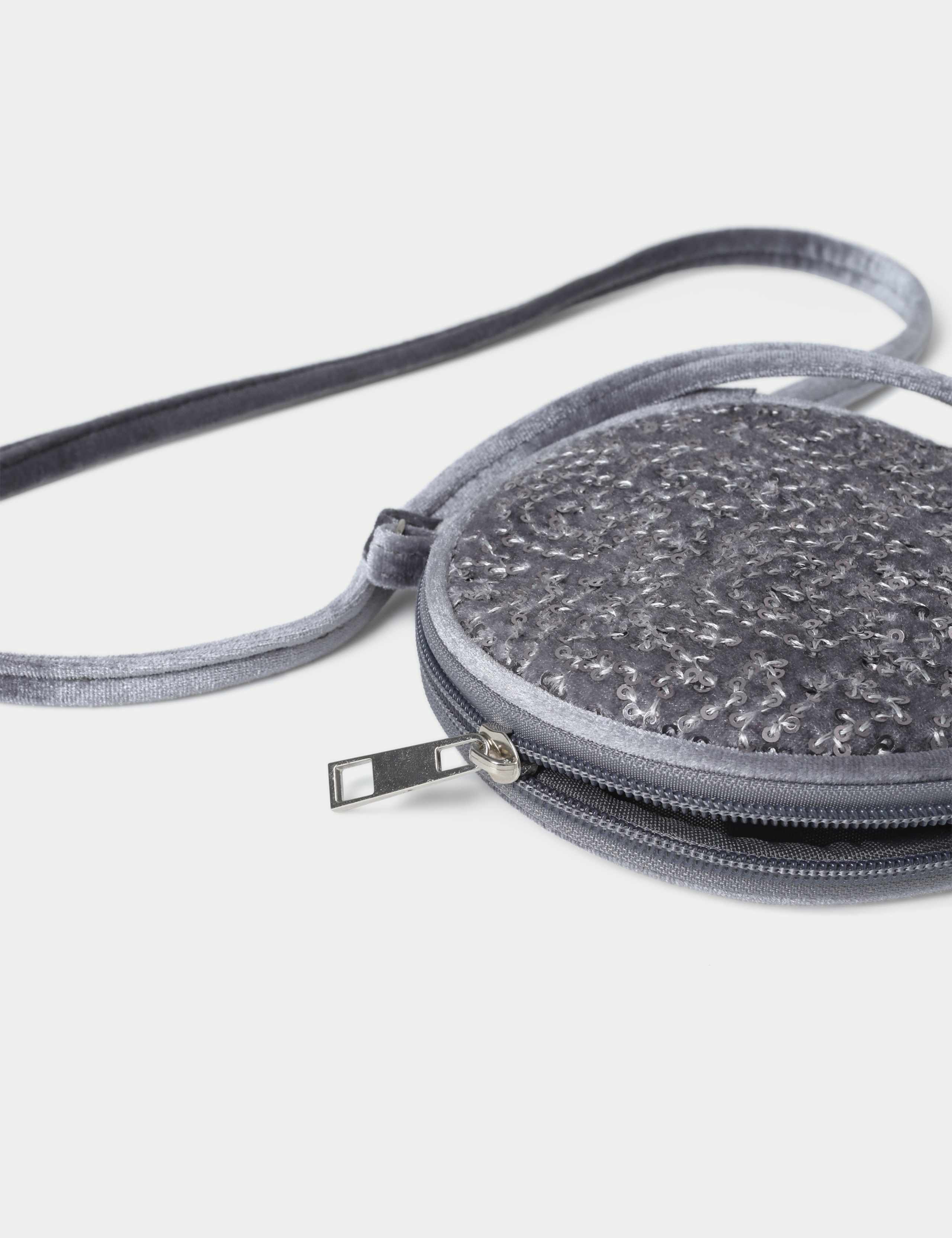Silver Sequin Bag 2 of 3