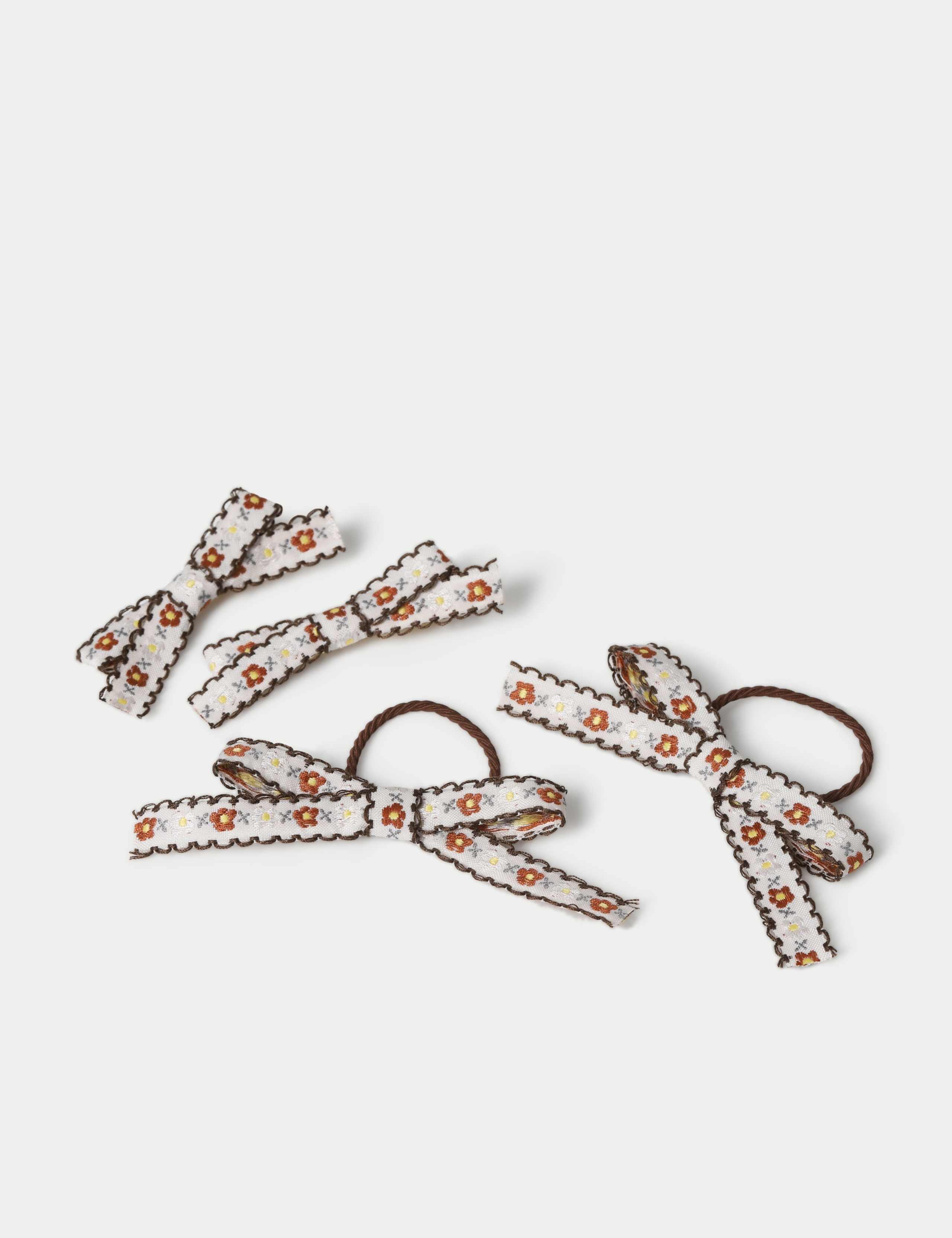 Embroidered Ribbon Brown Ponios 2 of 2