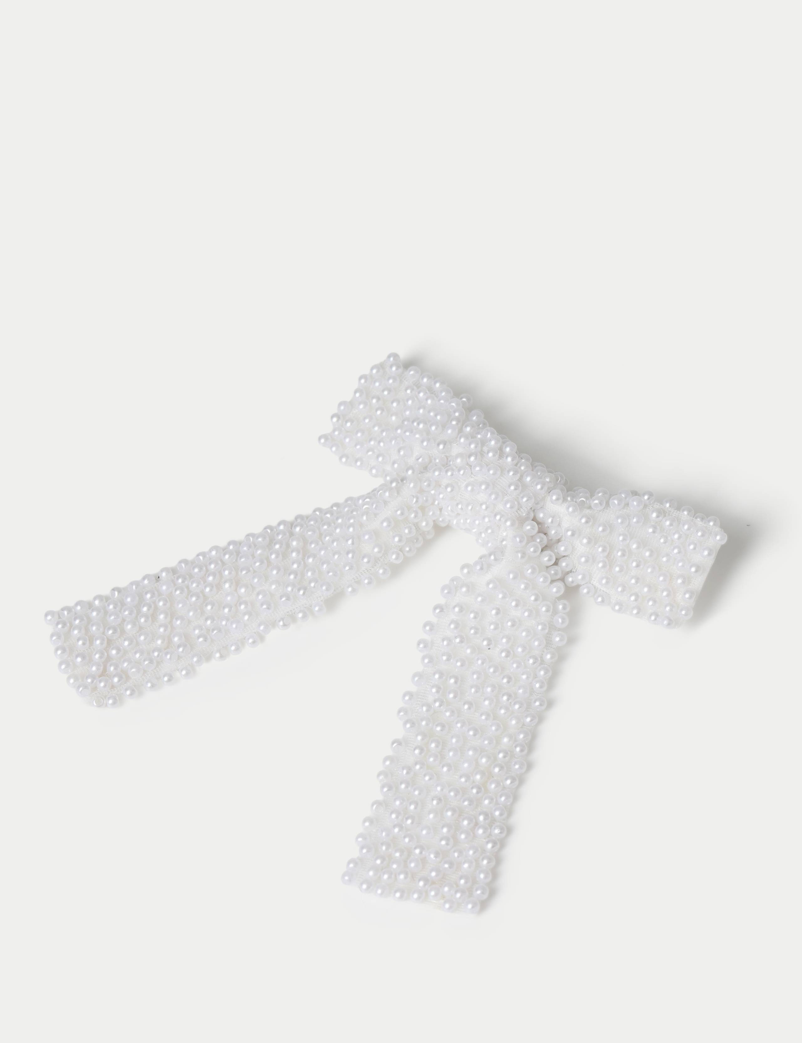 Pearl Embellished Bow 2 of 3