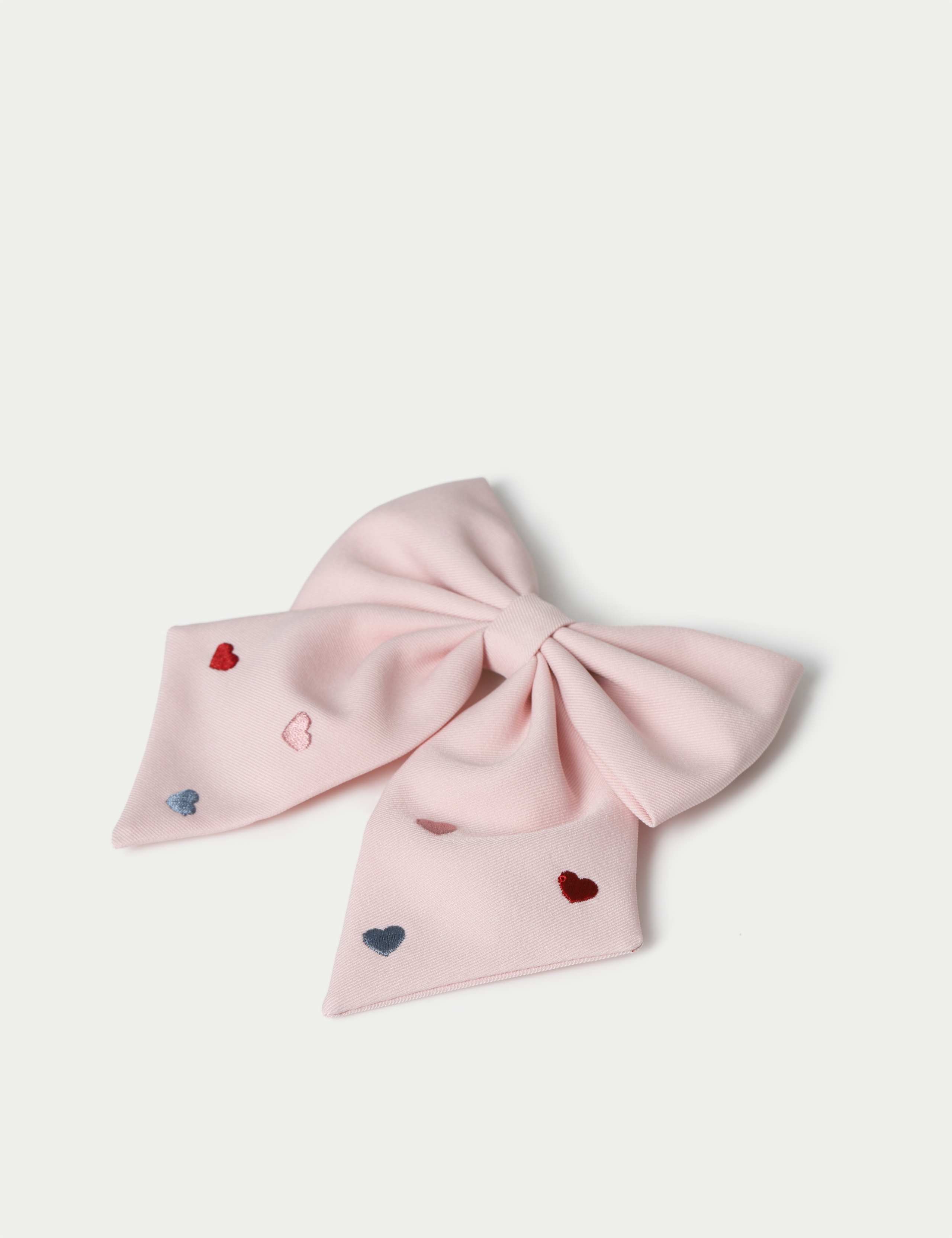 Pink Embroidered Large Bow 2 of 2